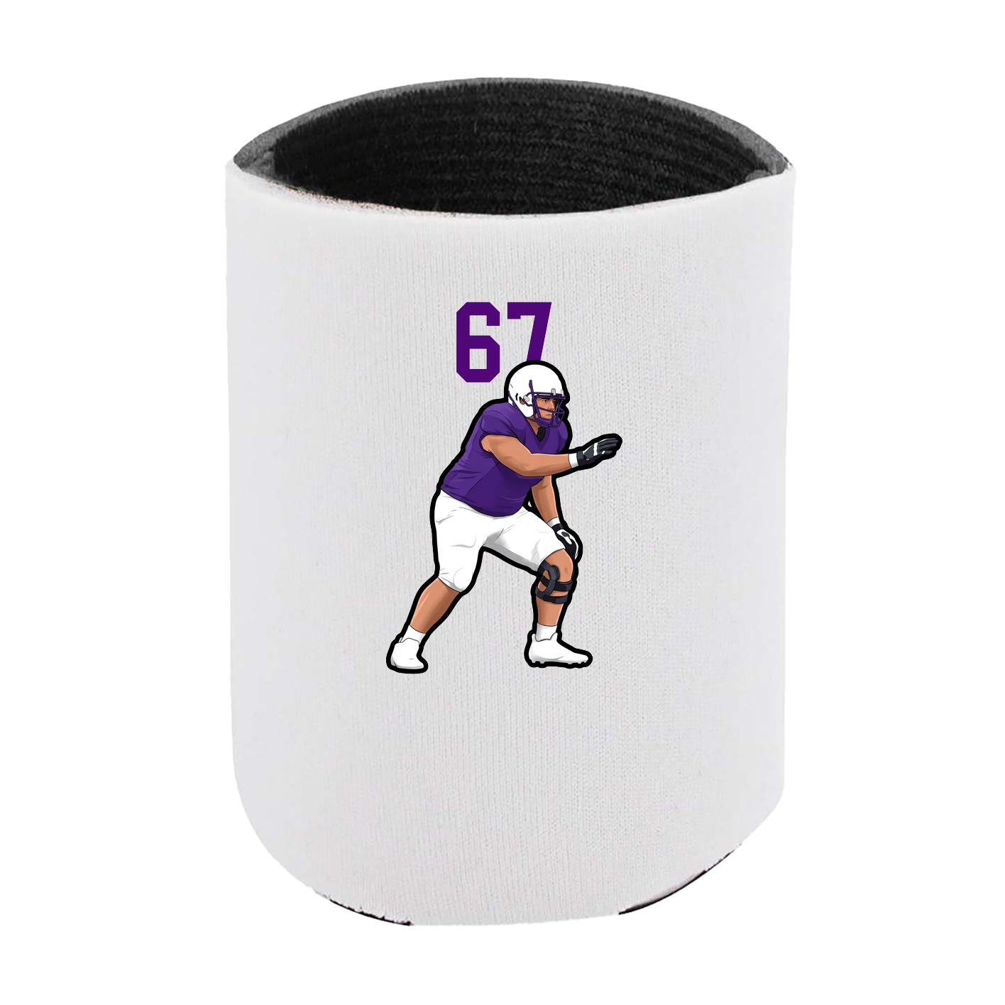 Can Holder — Number Top in White