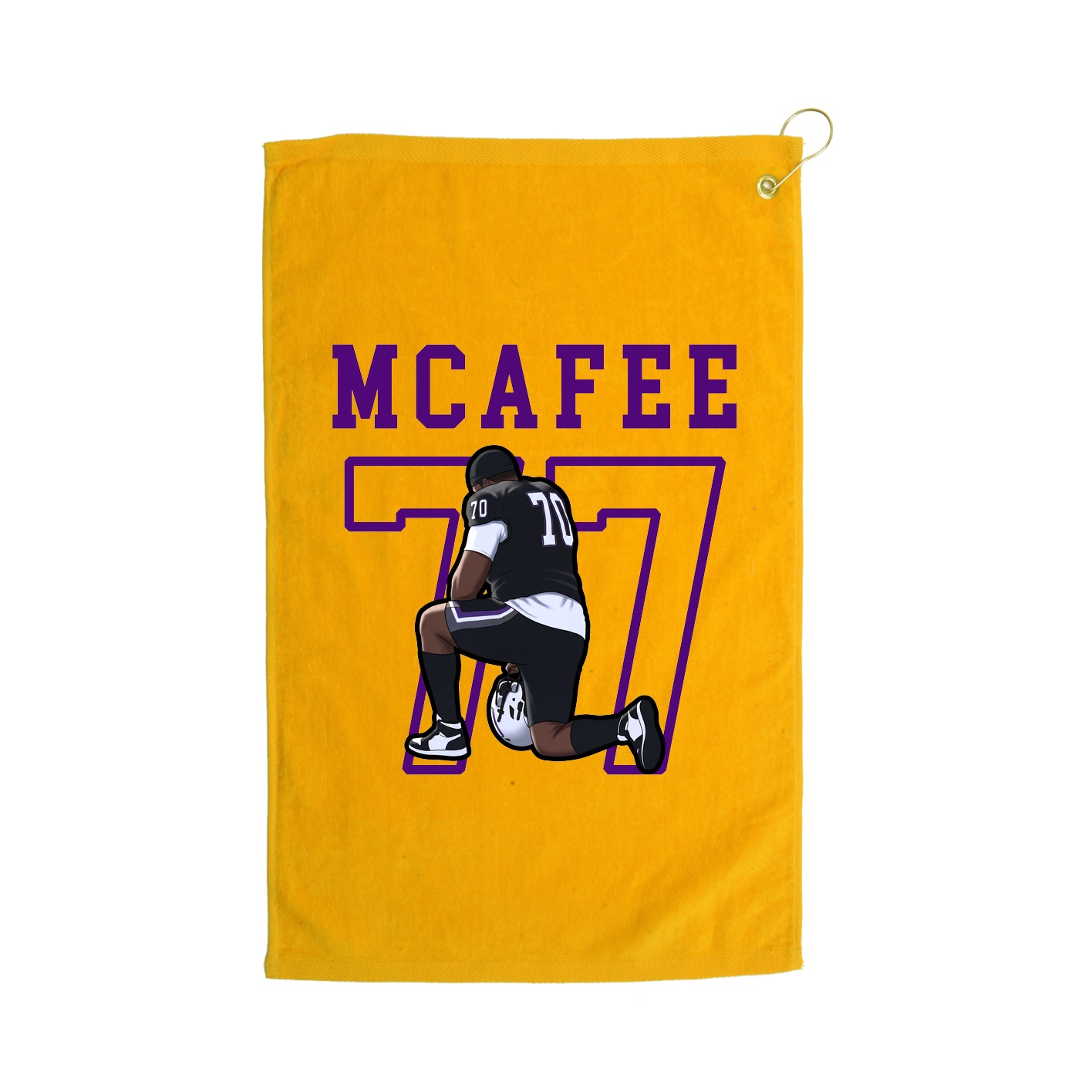 Golf Towel — Shirsey in Gold