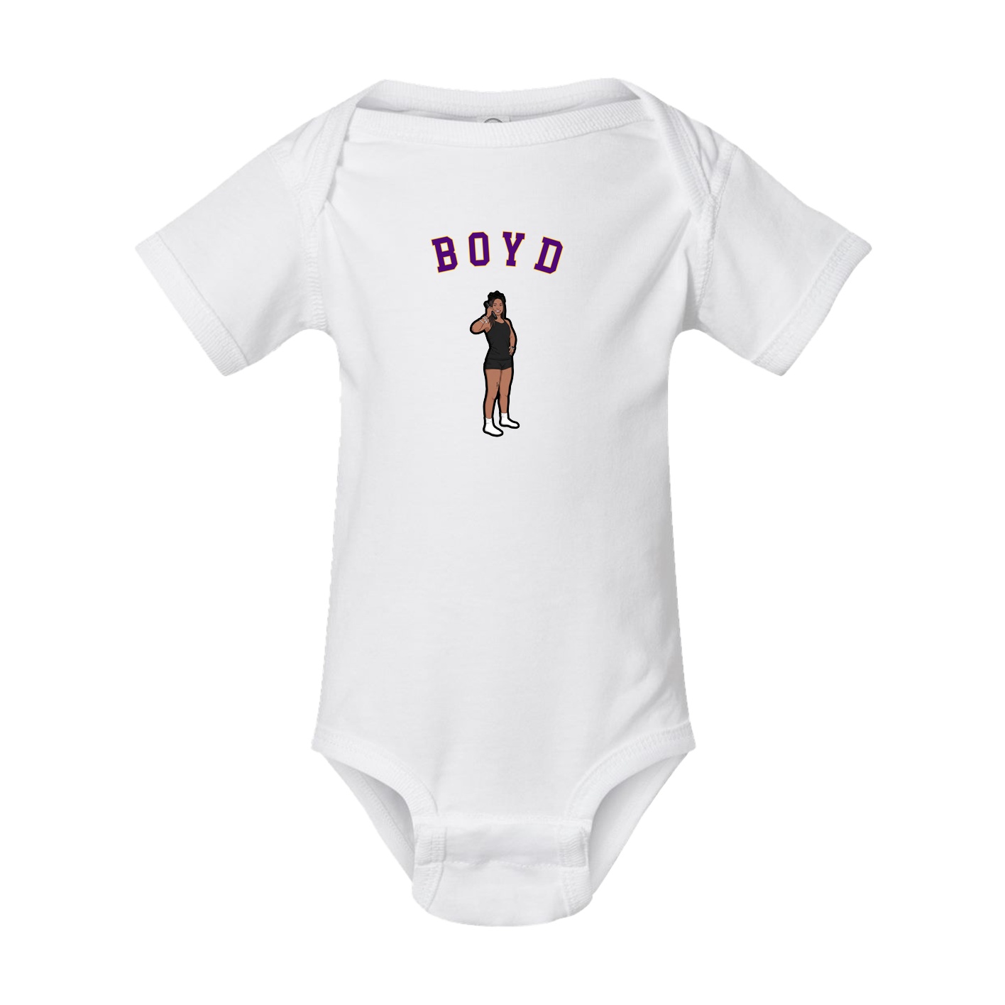 Baby Onesie — Shirsey Arch in White