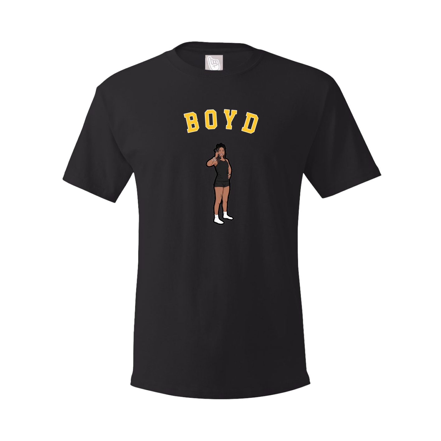 Youth Tee — Shirsey Arch in Black