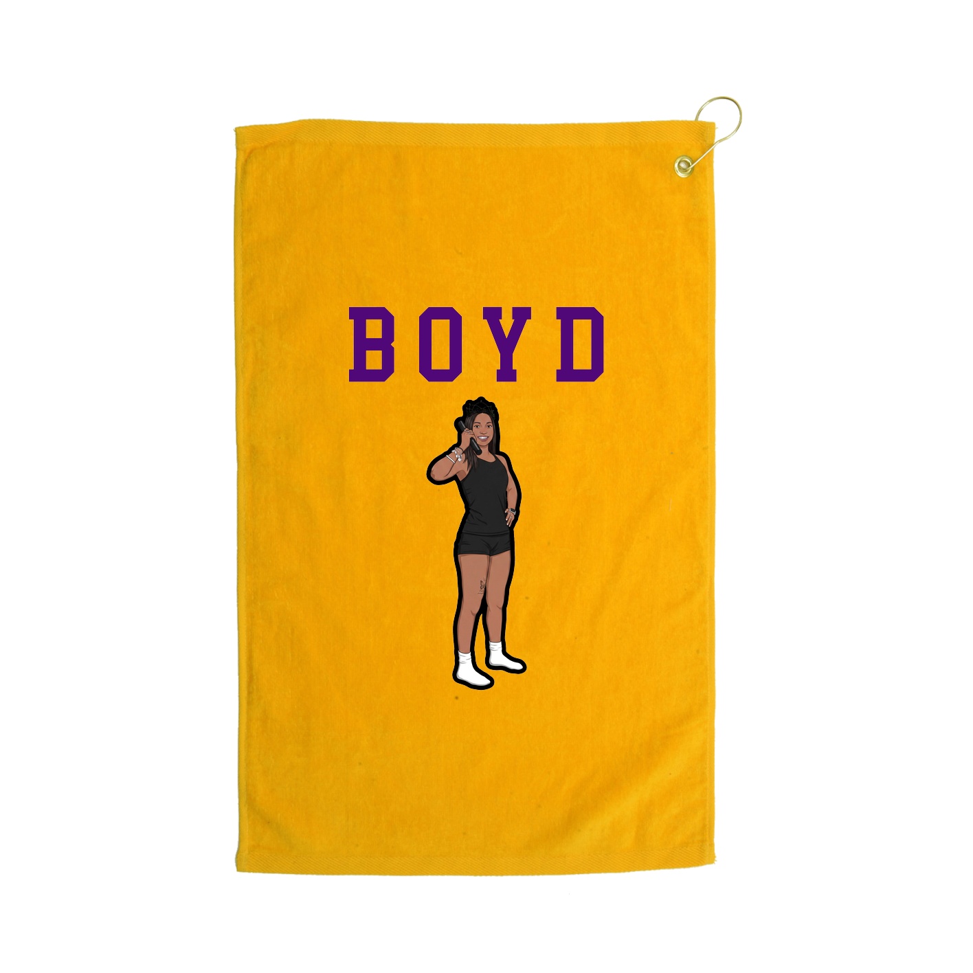 Golf Towel — Shirsey in Gold