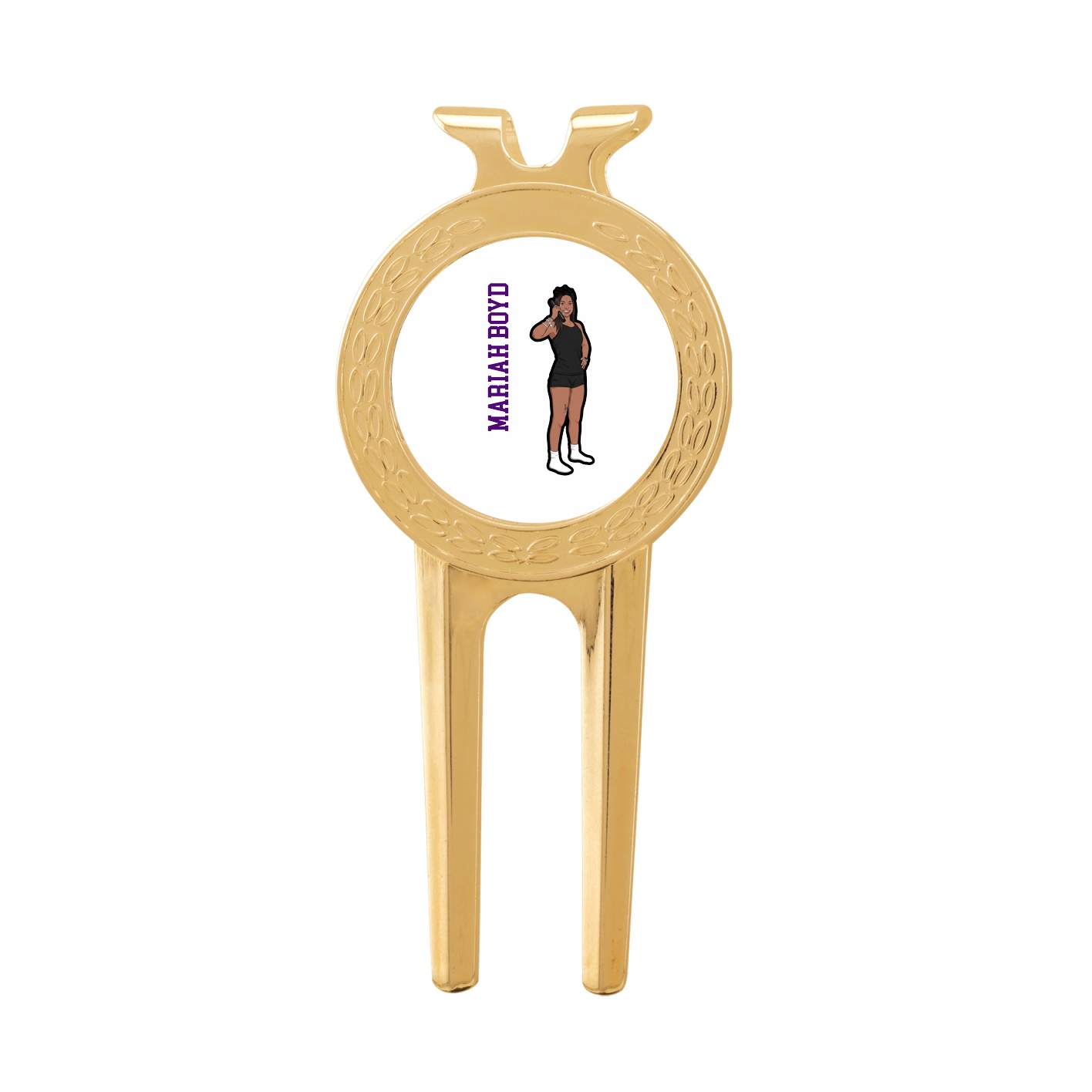 Divot Tool with Ball Marker — Name Vertical in Classic