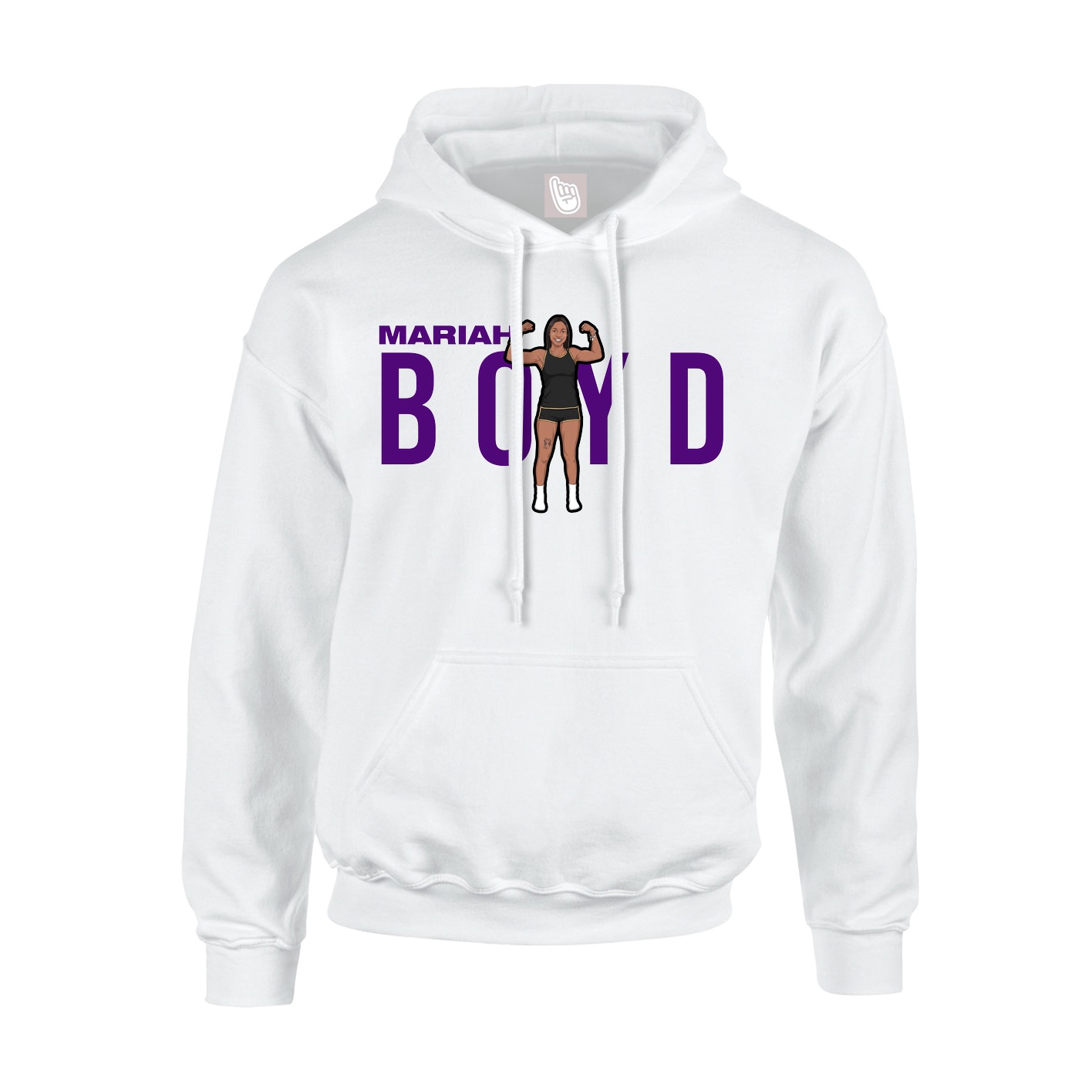 Hoodie — Player Name in White