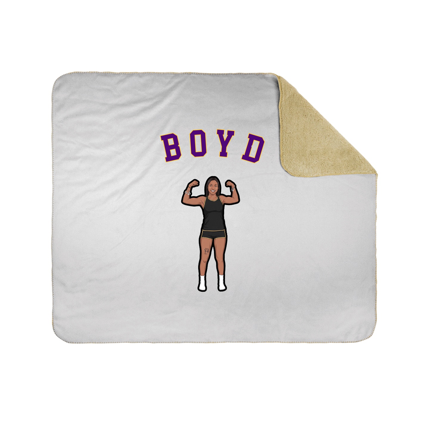 Throw Blanket — Shirsey Arch in White