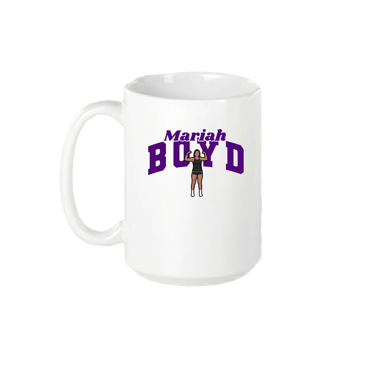 15oz Coffee Mug — Signature Arch in White