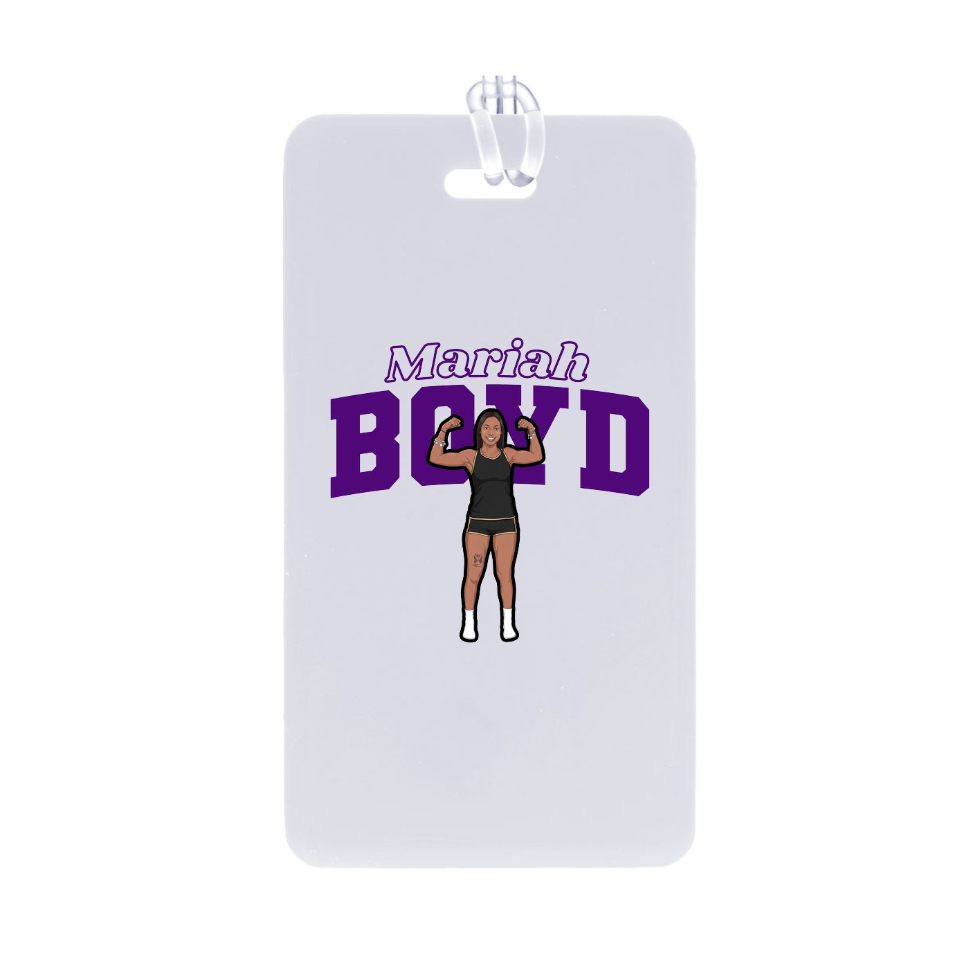 Bag Tag — Name Arch in Classic