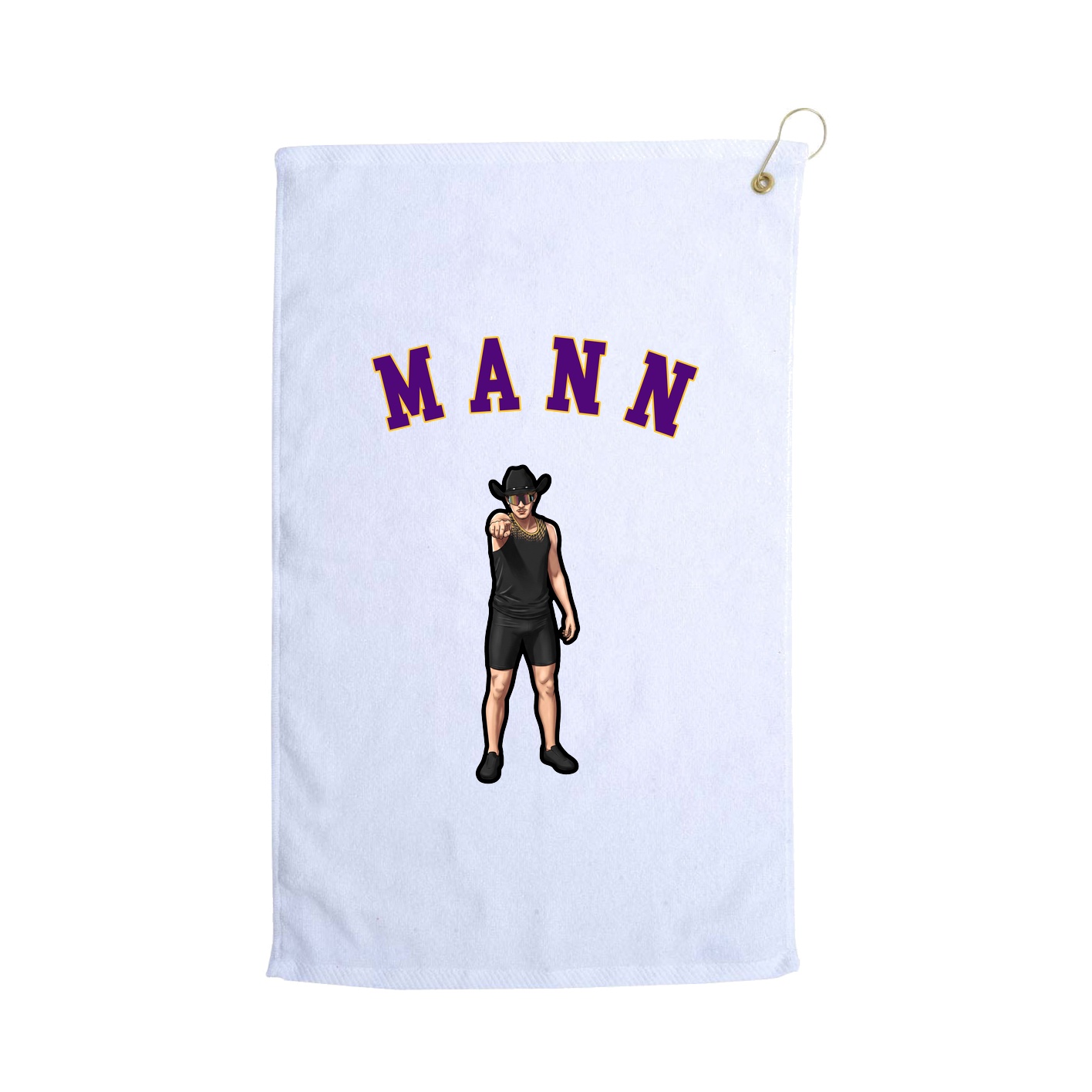 Golf Towel — Shirsey Arch in White
