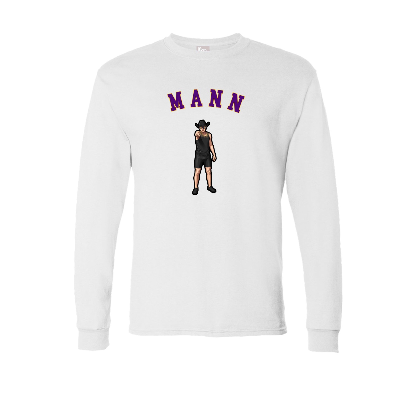 Long Sleeve Tee — Shirsey Arch in White