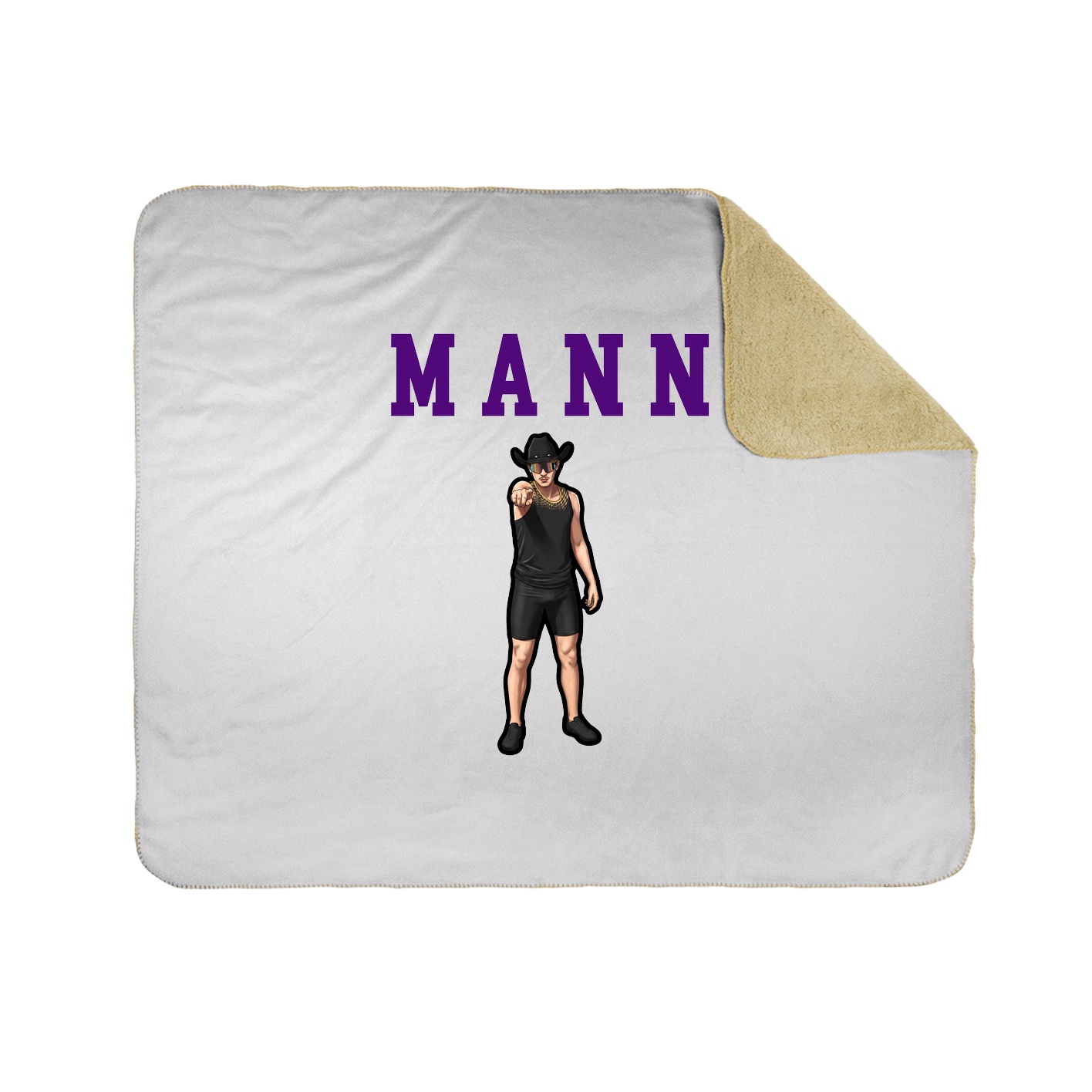 Throw Blanket — Shirsey in White