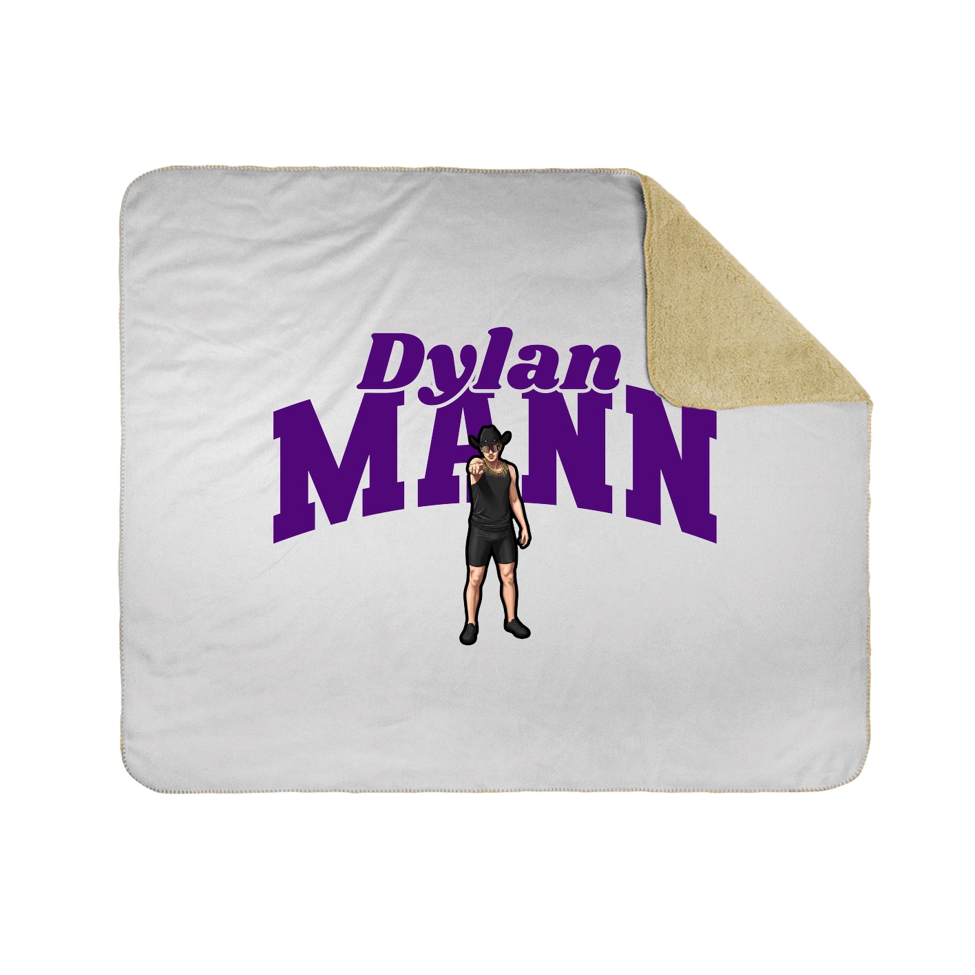 Throw Blanket — Signature Arch in White