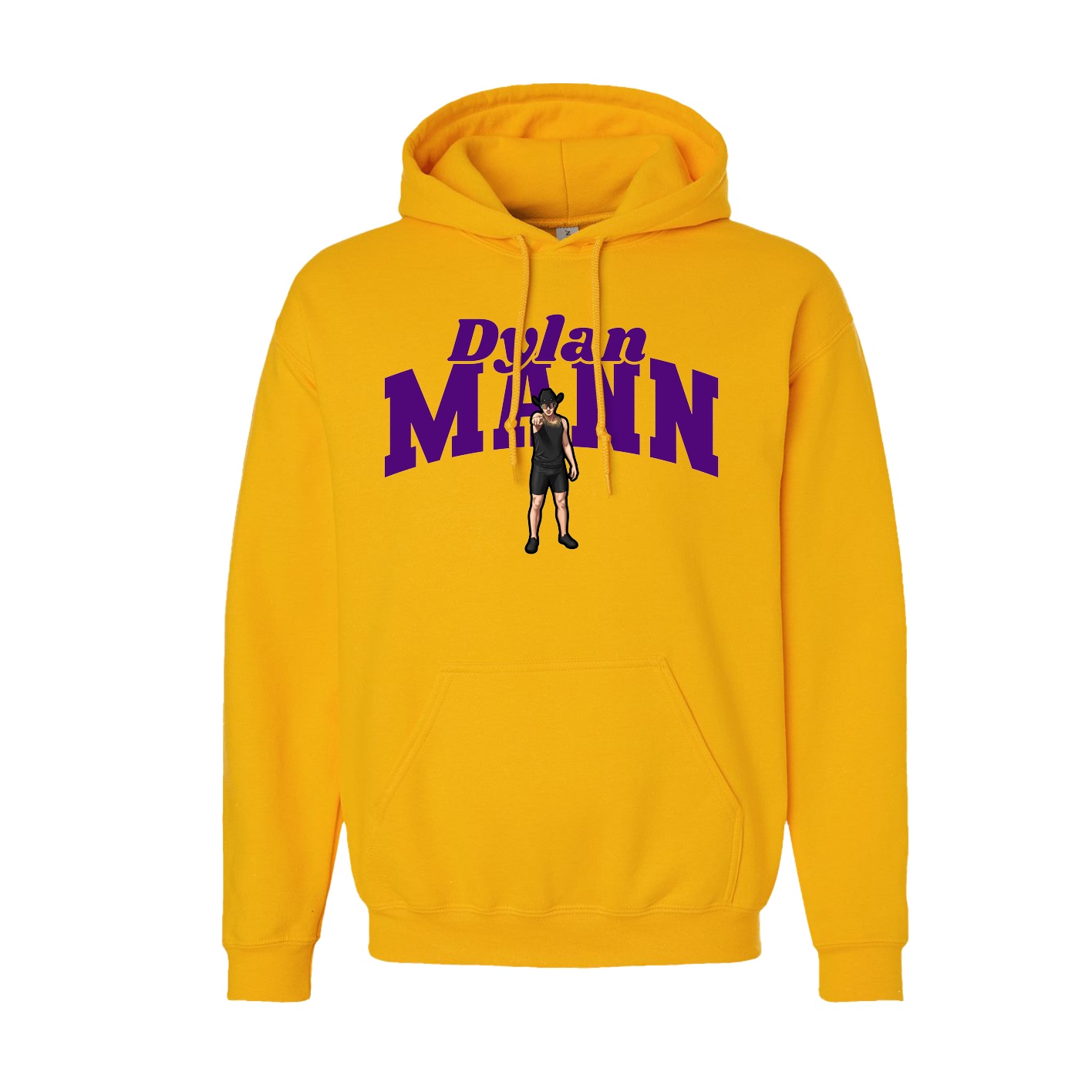 Hoodie — Signature Arch in Gold