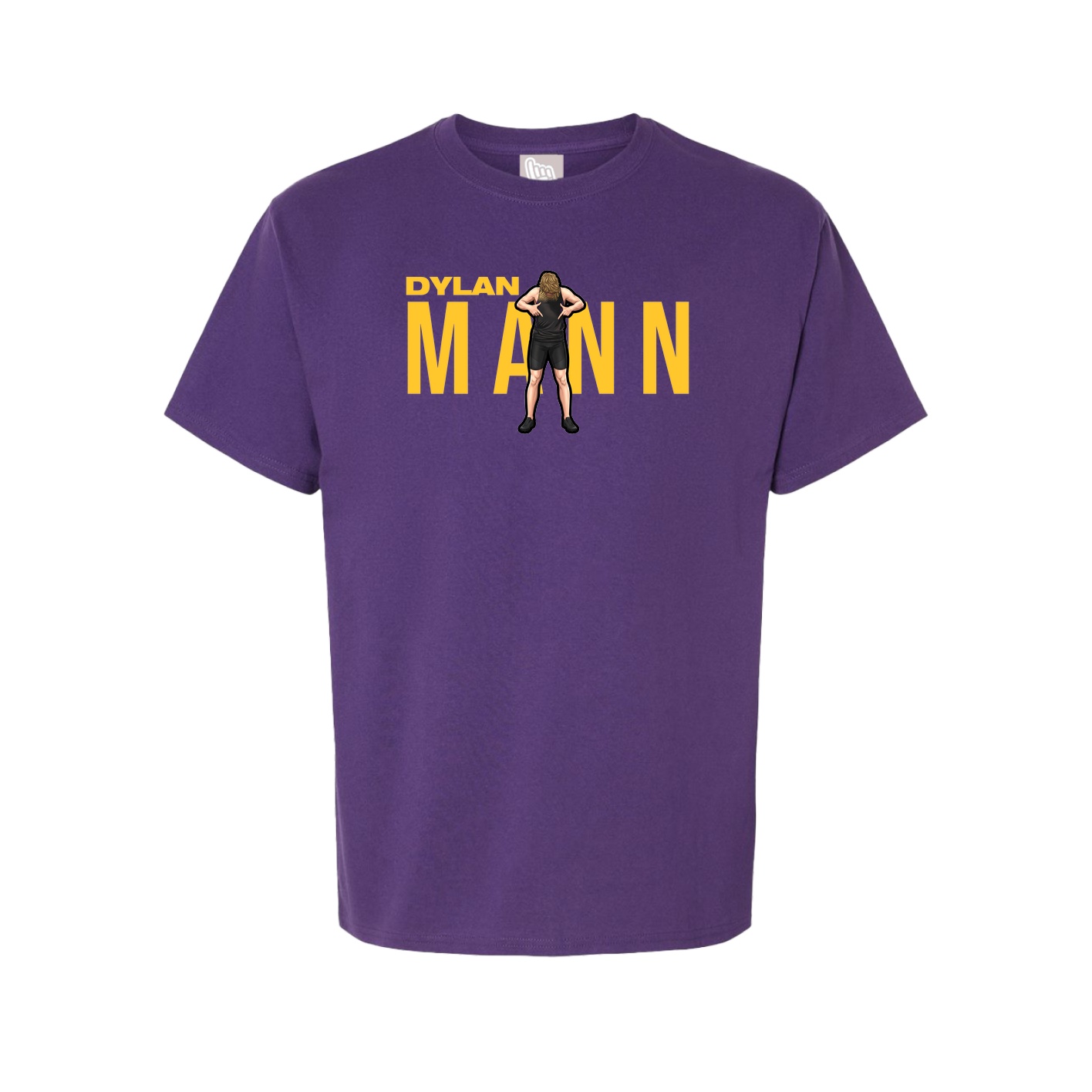 Youth Tee — Player Name in Purple
