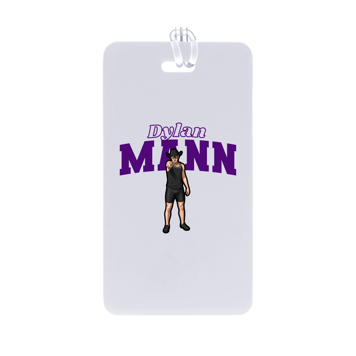 Bag Tag — Name Arch in Classic