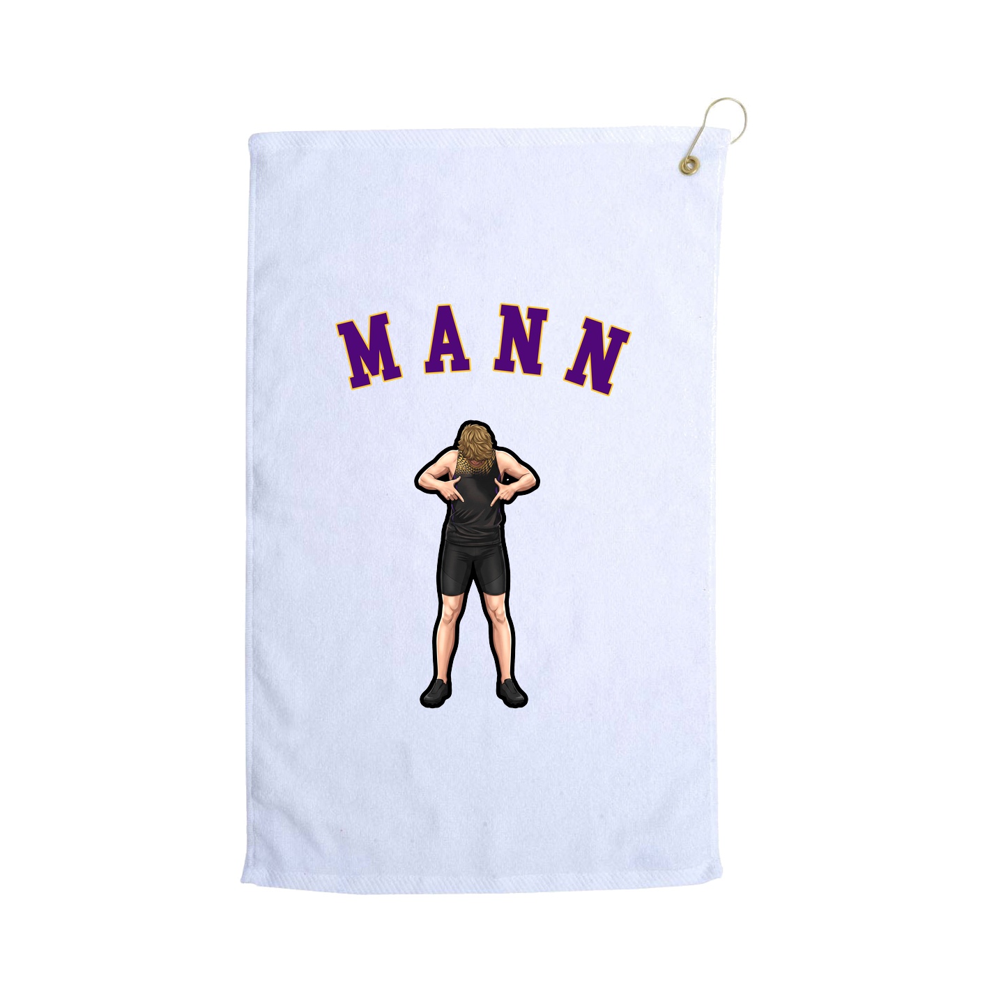 Golf Towel — Shirsey Arch in White