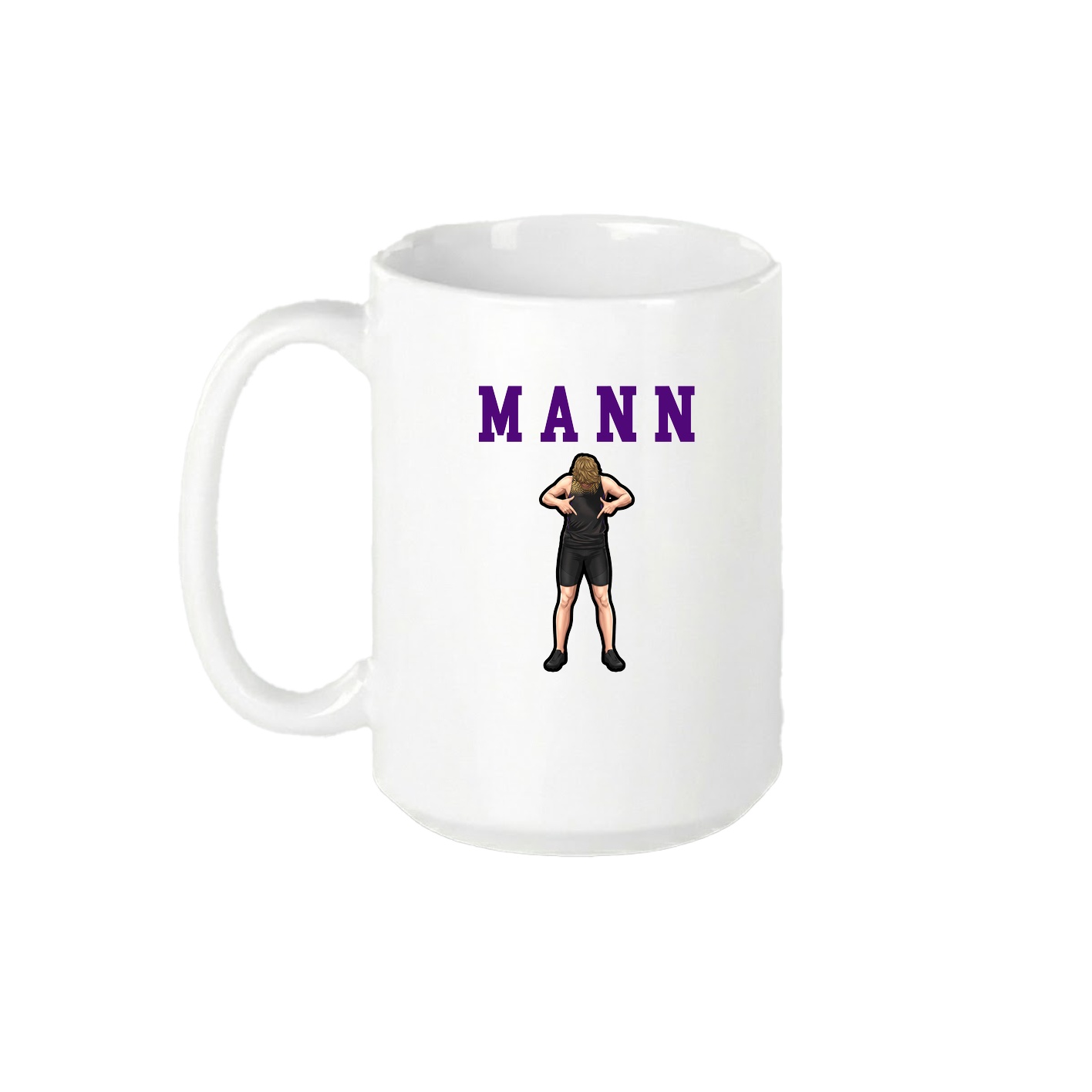 15oz Coffee Mug — Shirsey in White