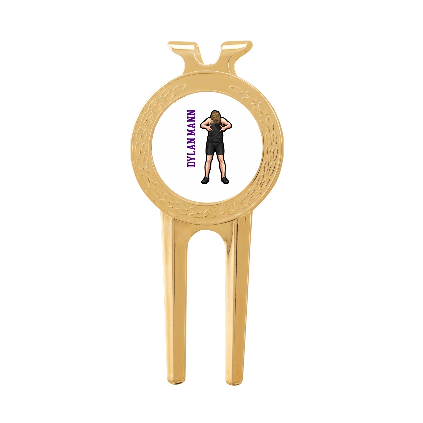 Divot Tool with Ball Marker — Name Vertical in Classic