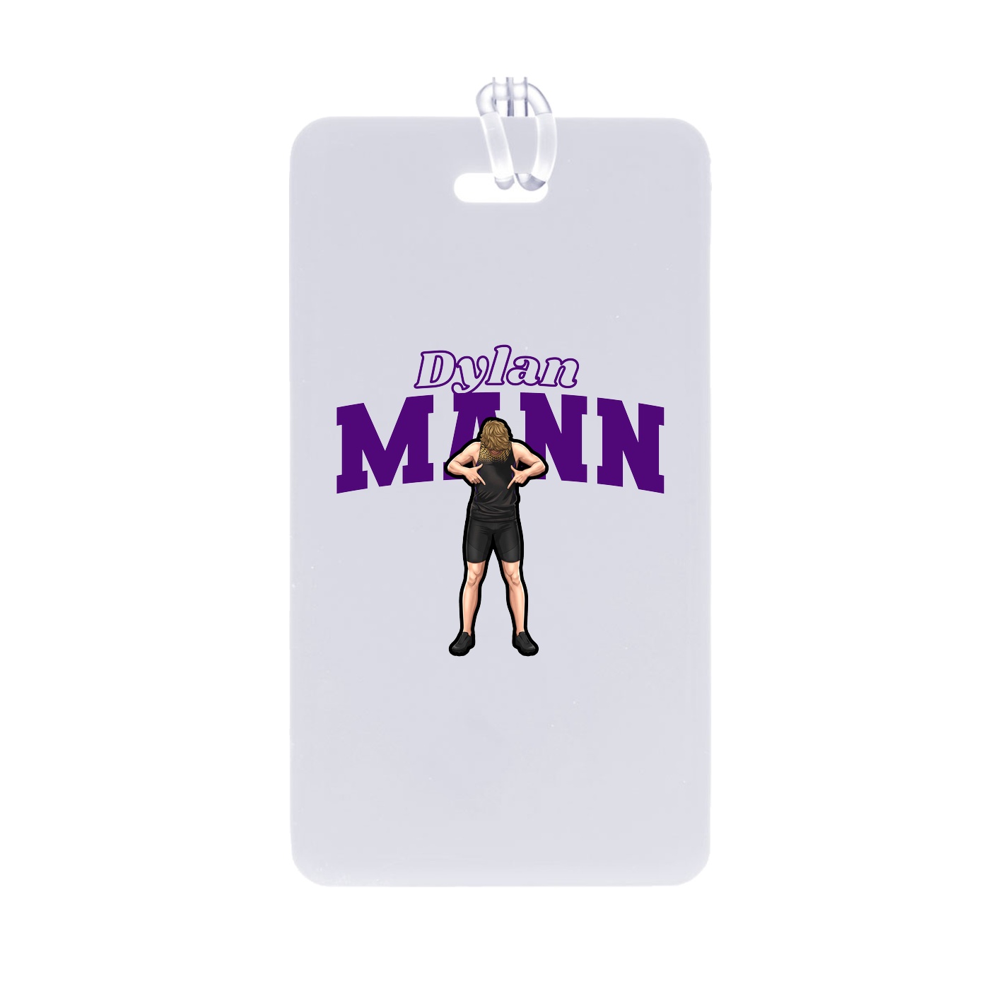 Bag Tag — Name Arch in Classic