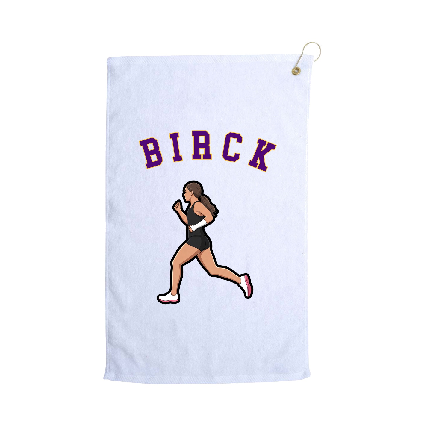Golf Towel — Shirsey Arch in White