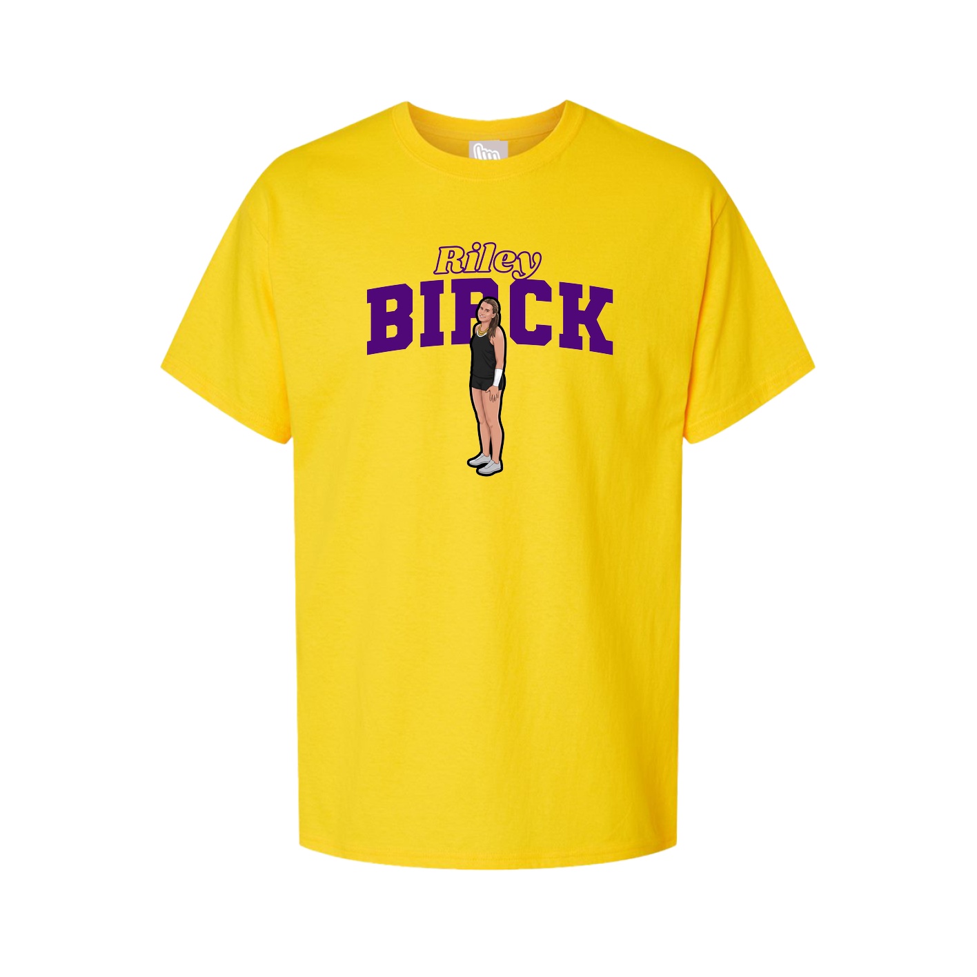 Tee — Name Arch in Gold