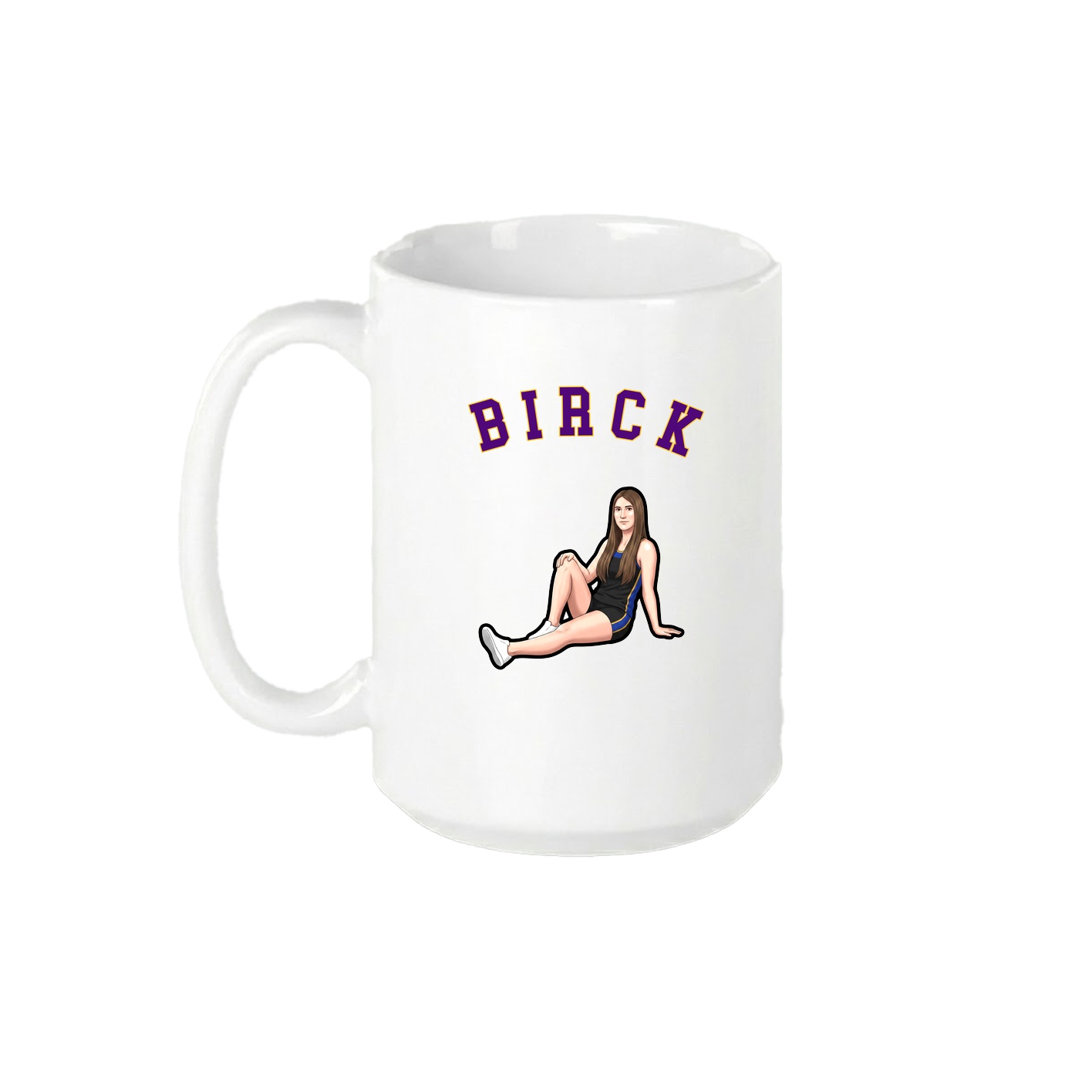 15oz Coffee Mug — Shirsey Arch in White
