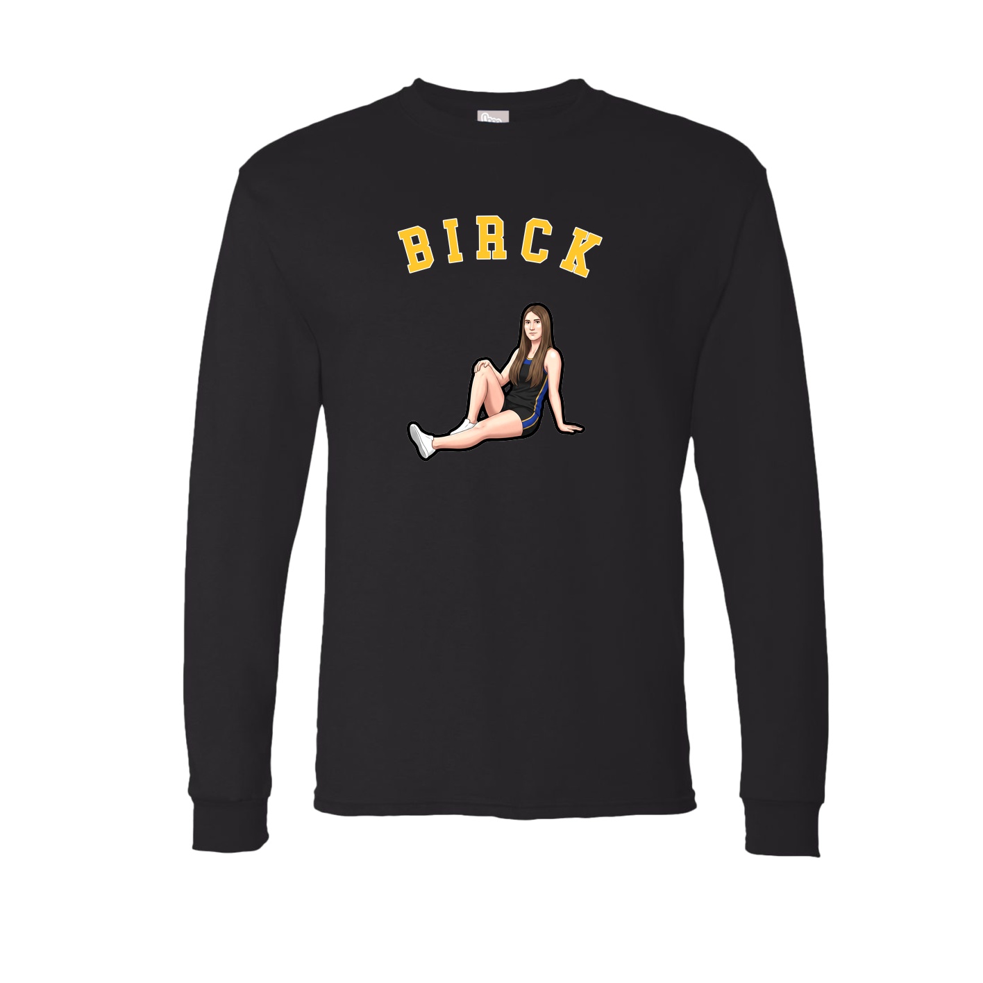 Long Sleeve Tee — Shirsey Arch in Black