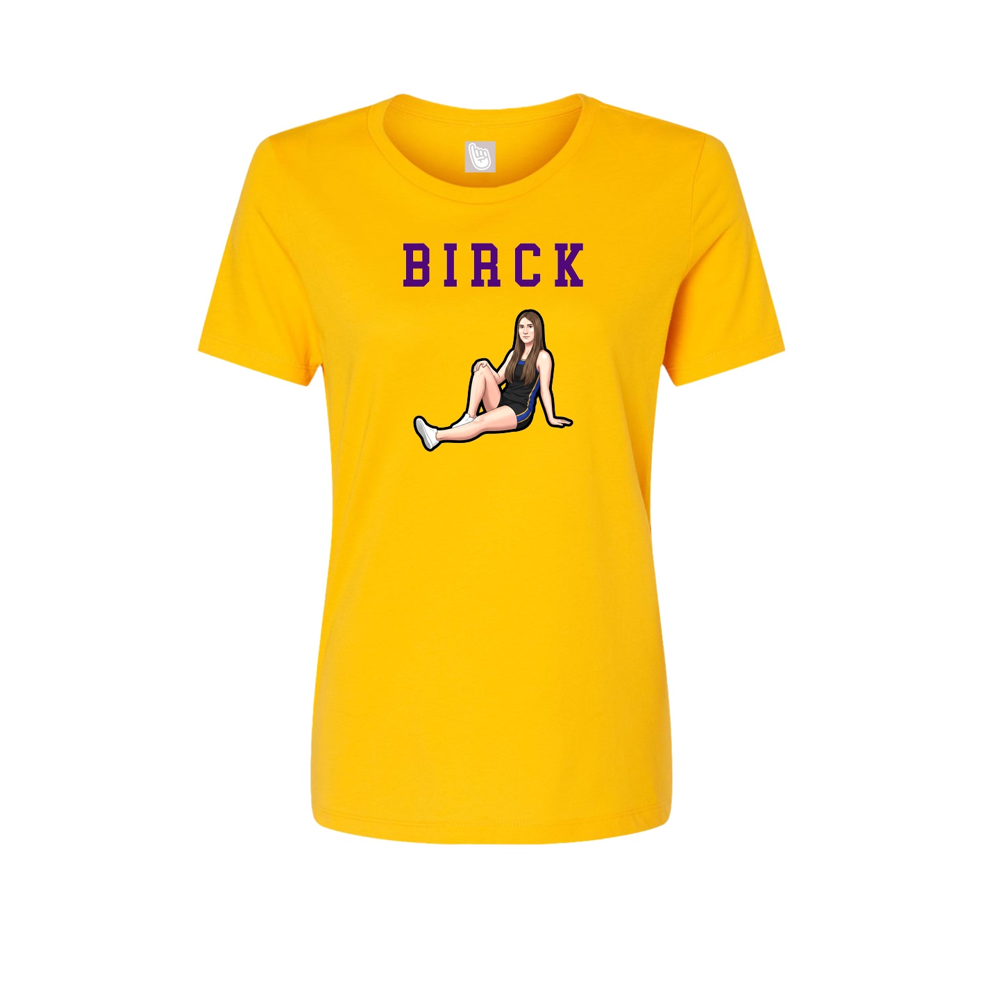 Fitted Women's Tee — Shirsey in Gold