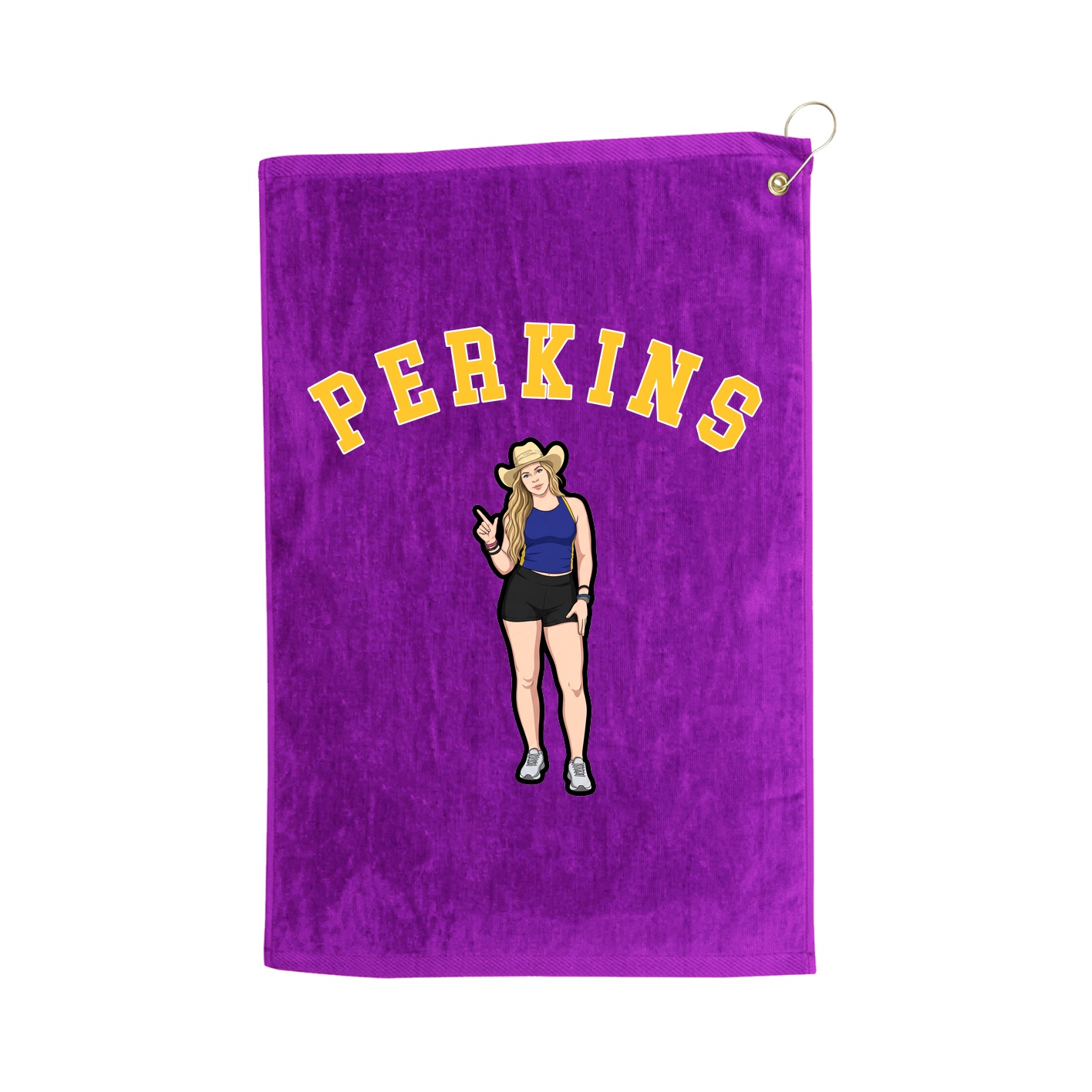 Golf Towel — Shirsey Arch in Purple