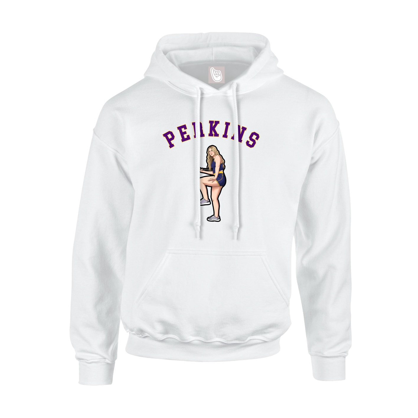 Hoodie — Shirsey Arch in White