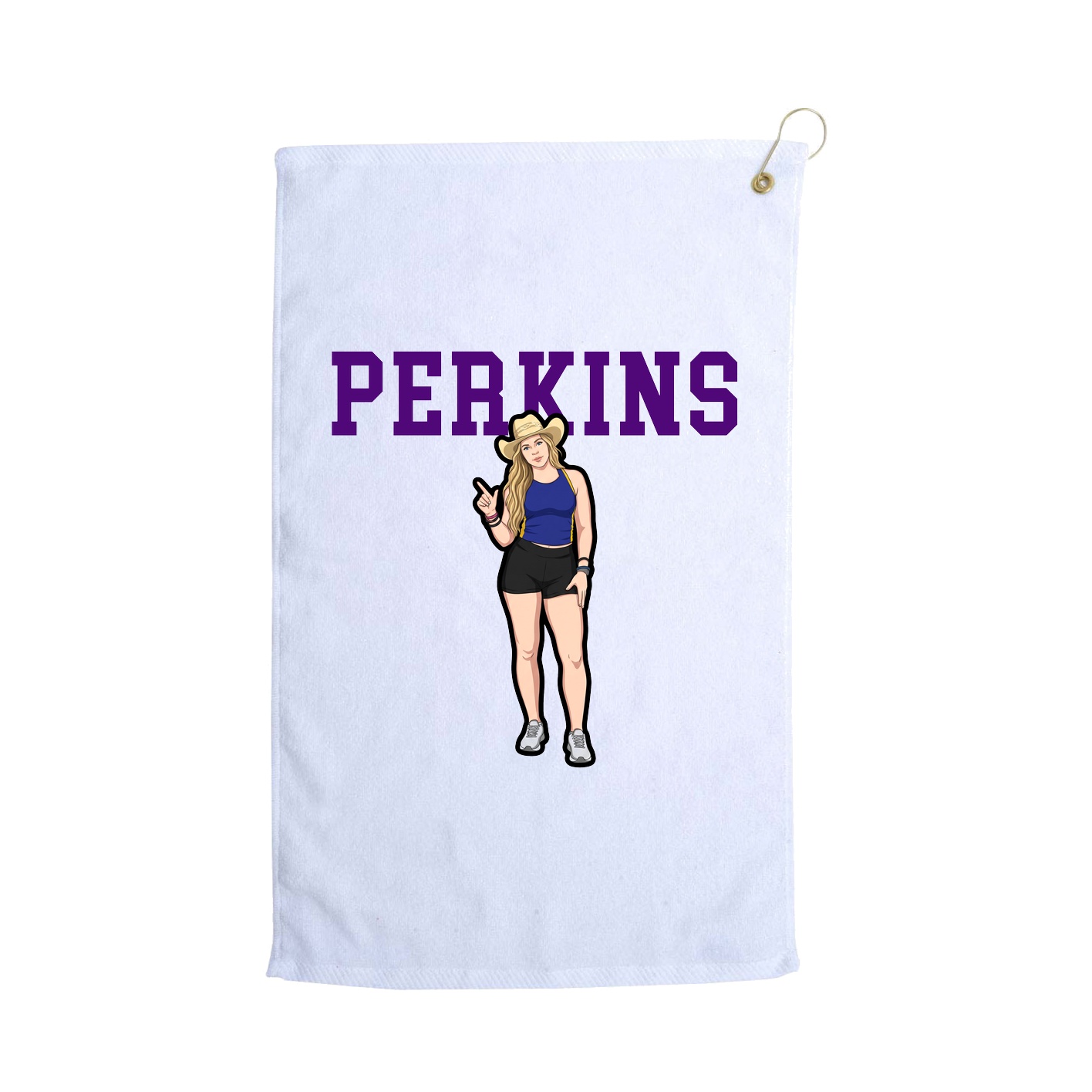Golf Towel — Shirsey in White