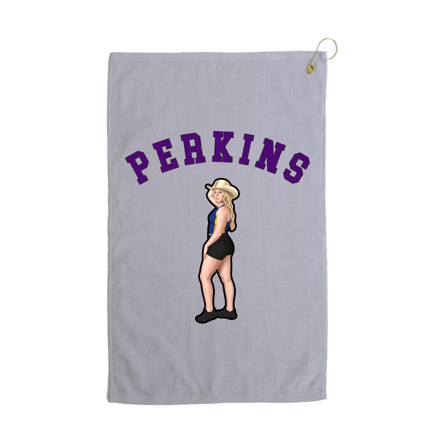 Golf Towel — Shirsey Arch in Grey