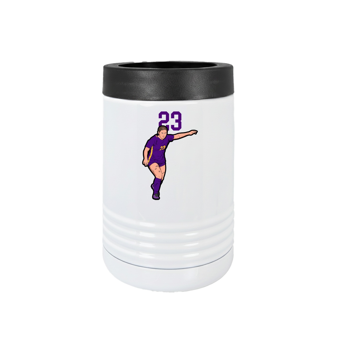 Beverage Holder — Number Top in White
