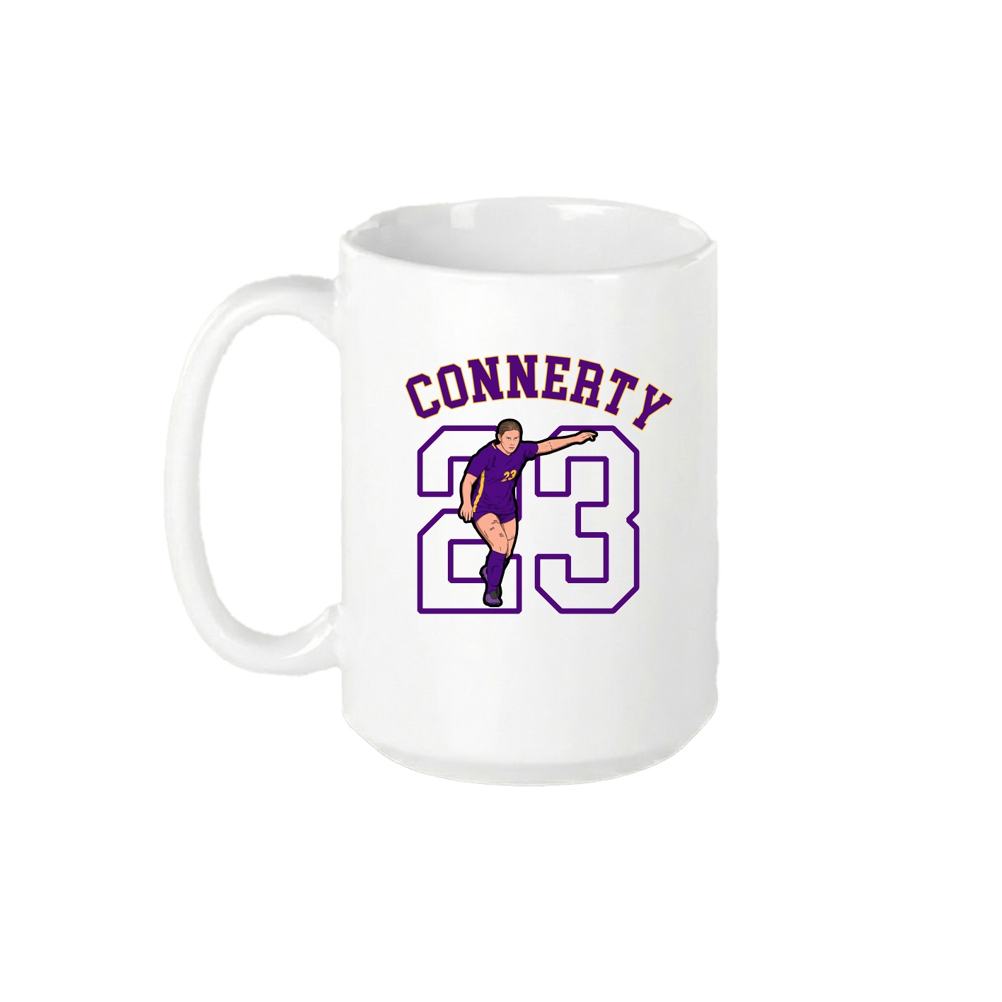 15oz Coffee Mug — Shirsey Arch in White