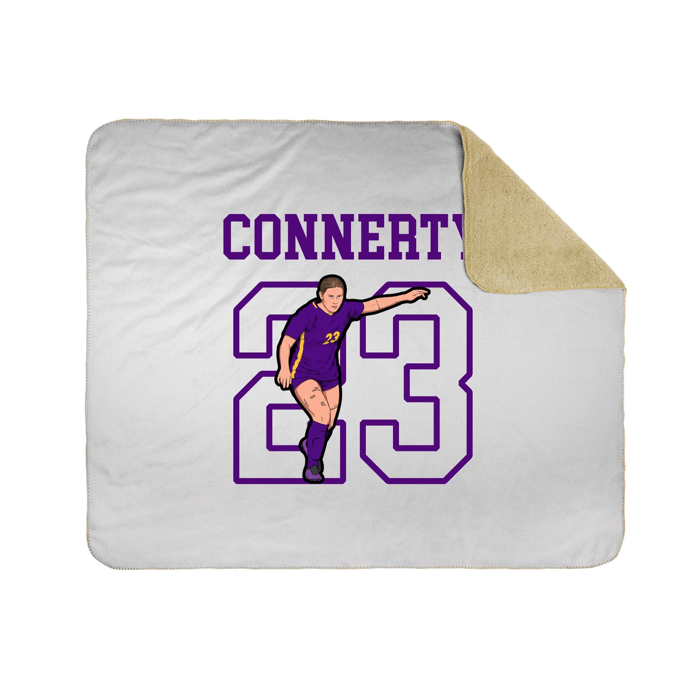 Throw Blanket — Shirsey in White