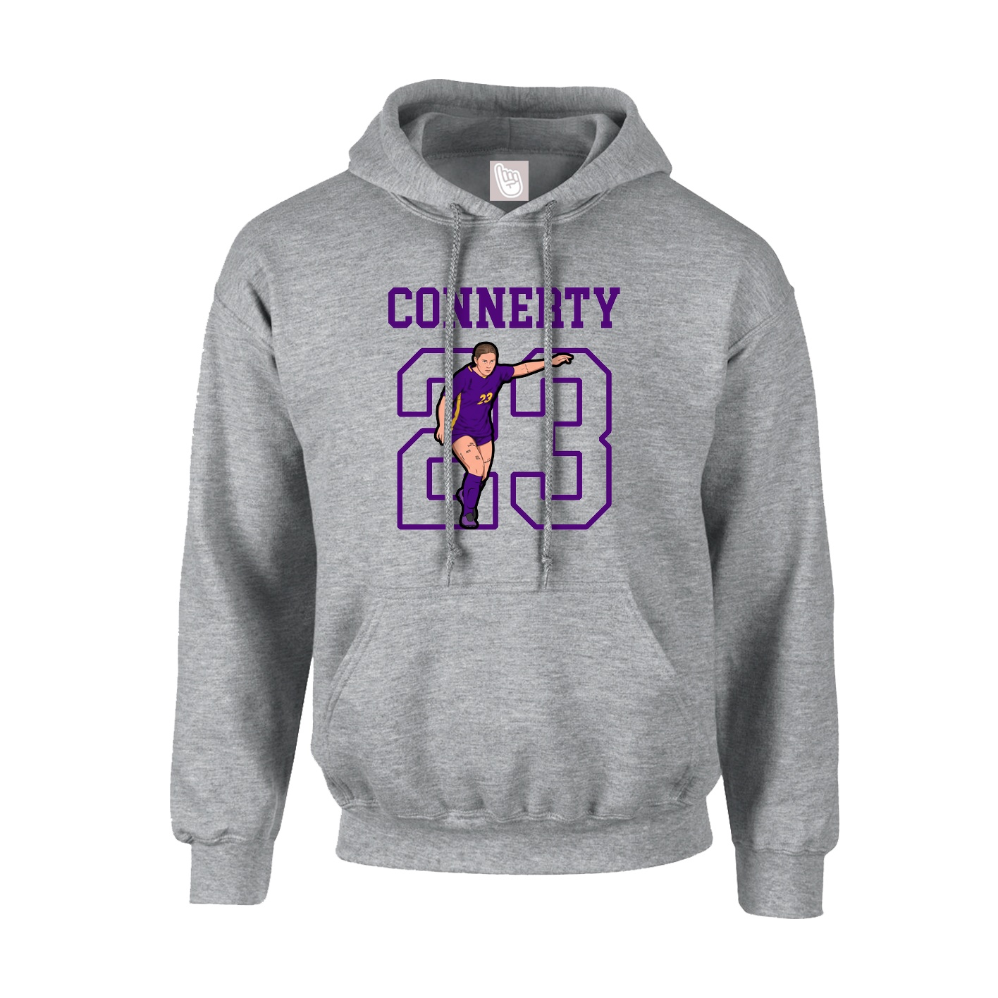 Hoodie — Shirsey in Grey