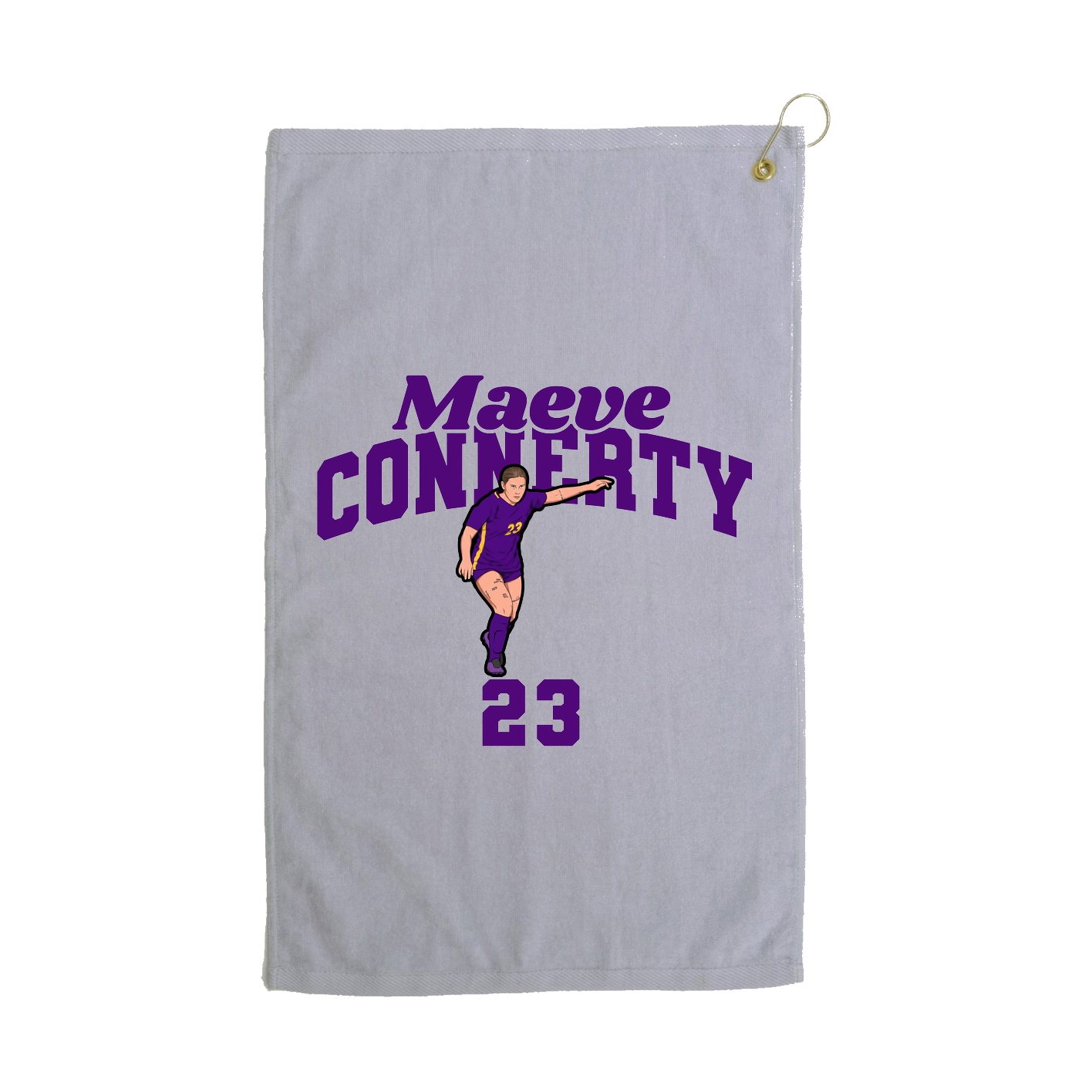 Golf Towel — Signature Arch in Grey