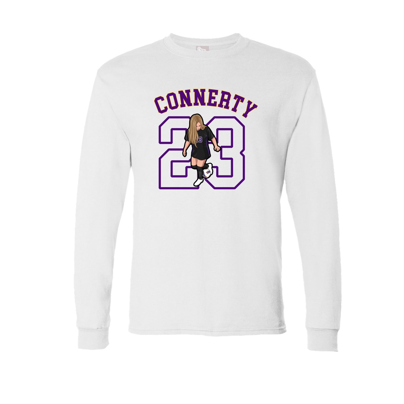 Long Sleeve Tee — Shirsey Arch in White