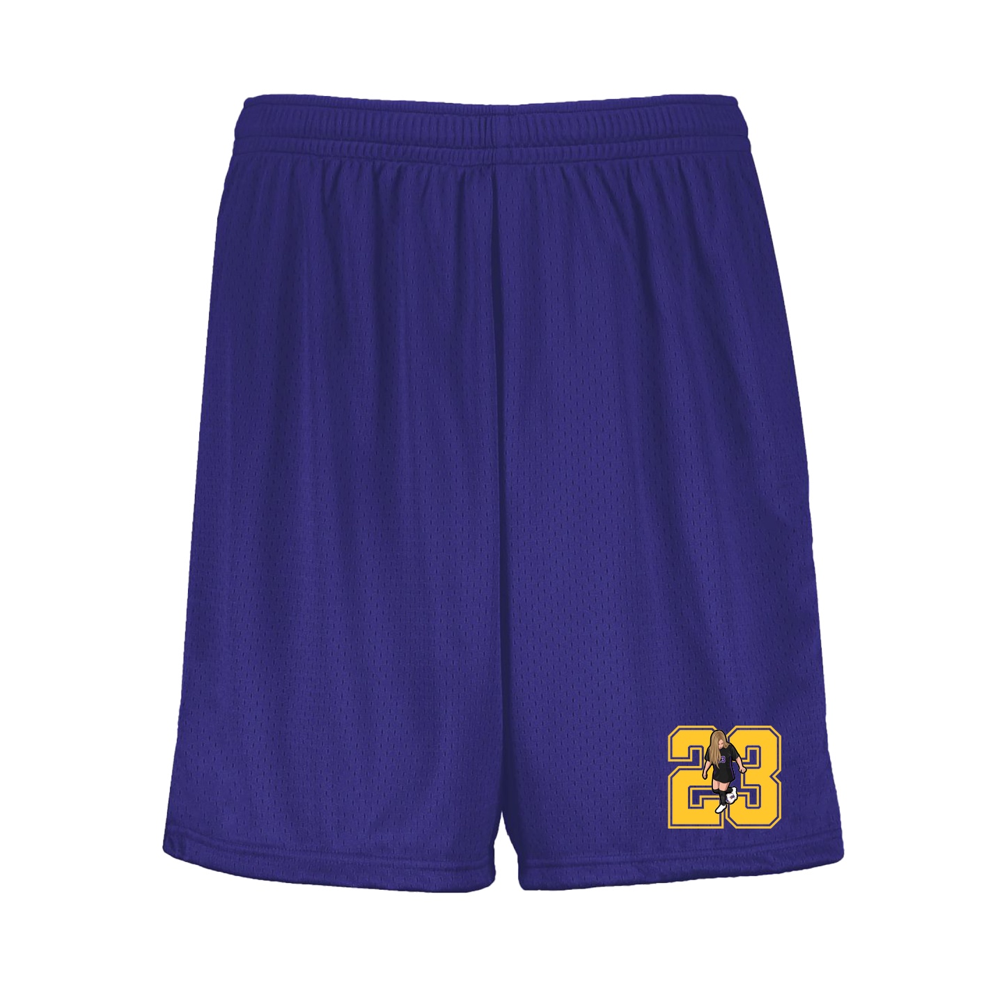 Shorts — Number in Purple