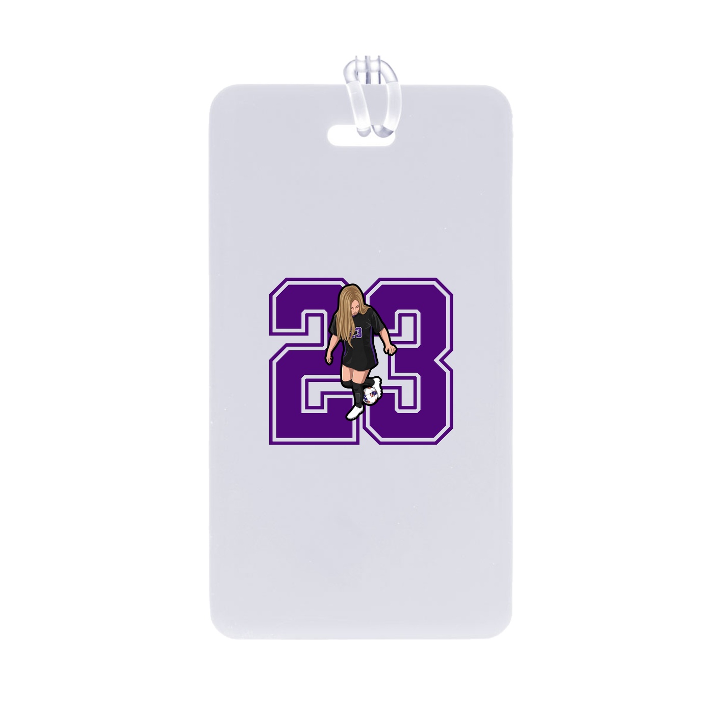Bag Tag — Number in Classic