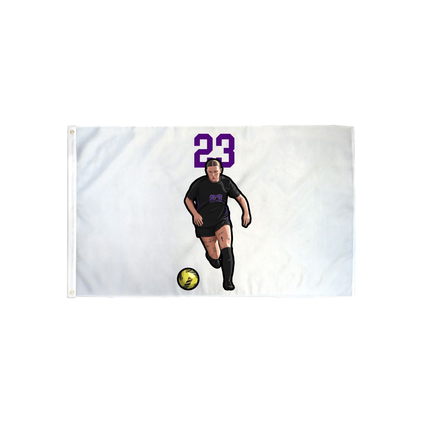 3x5 Flag — Number Top in Classic