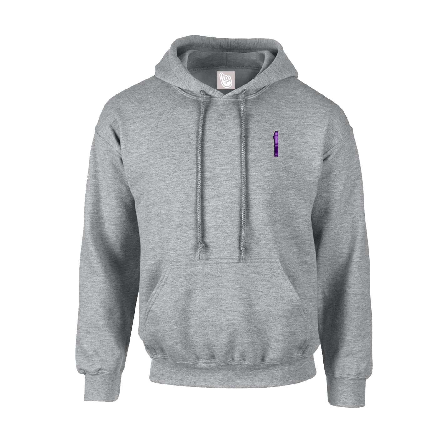 Hoodie — Front Shirsy in Grey