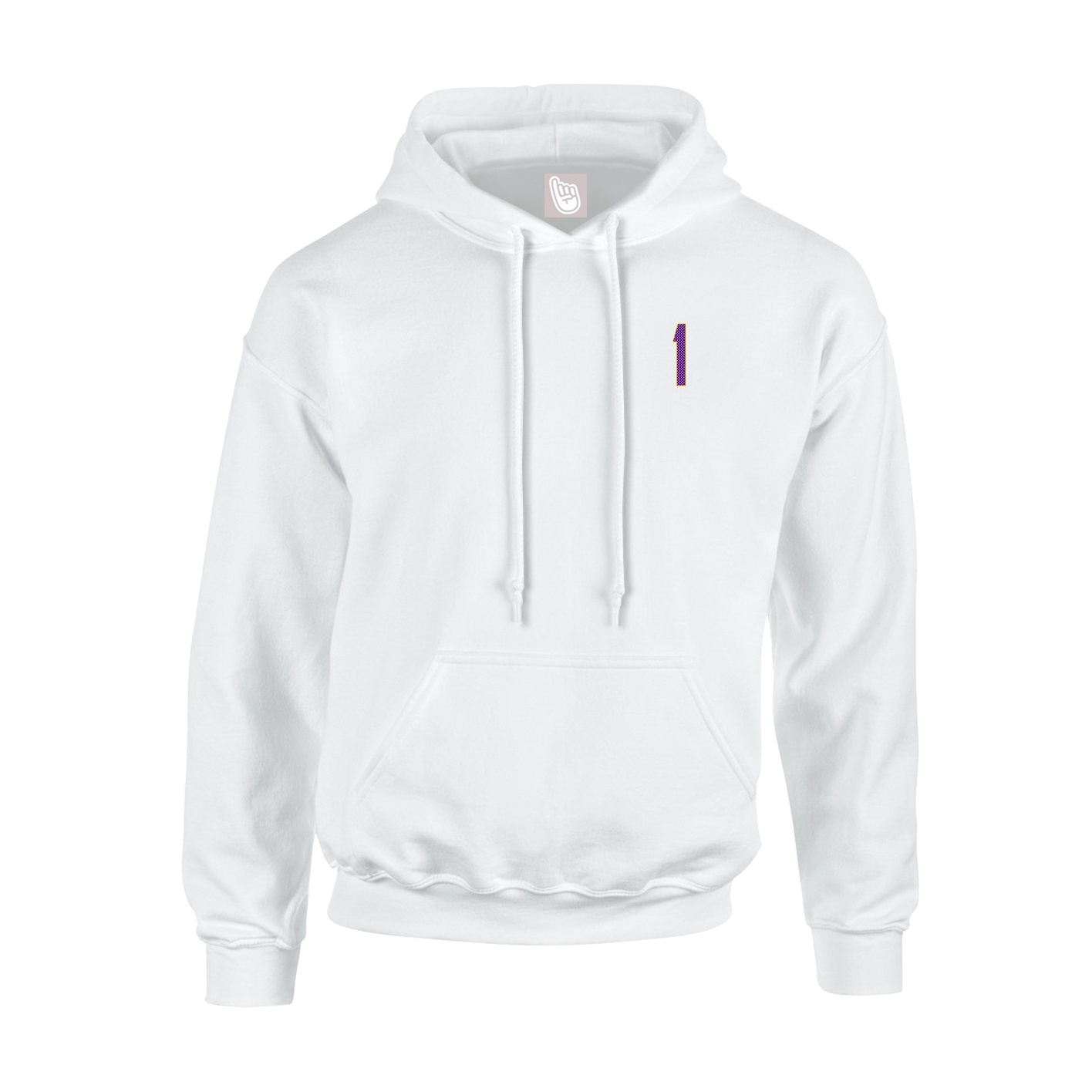 Youth Hoodie — Front Shirsy in White