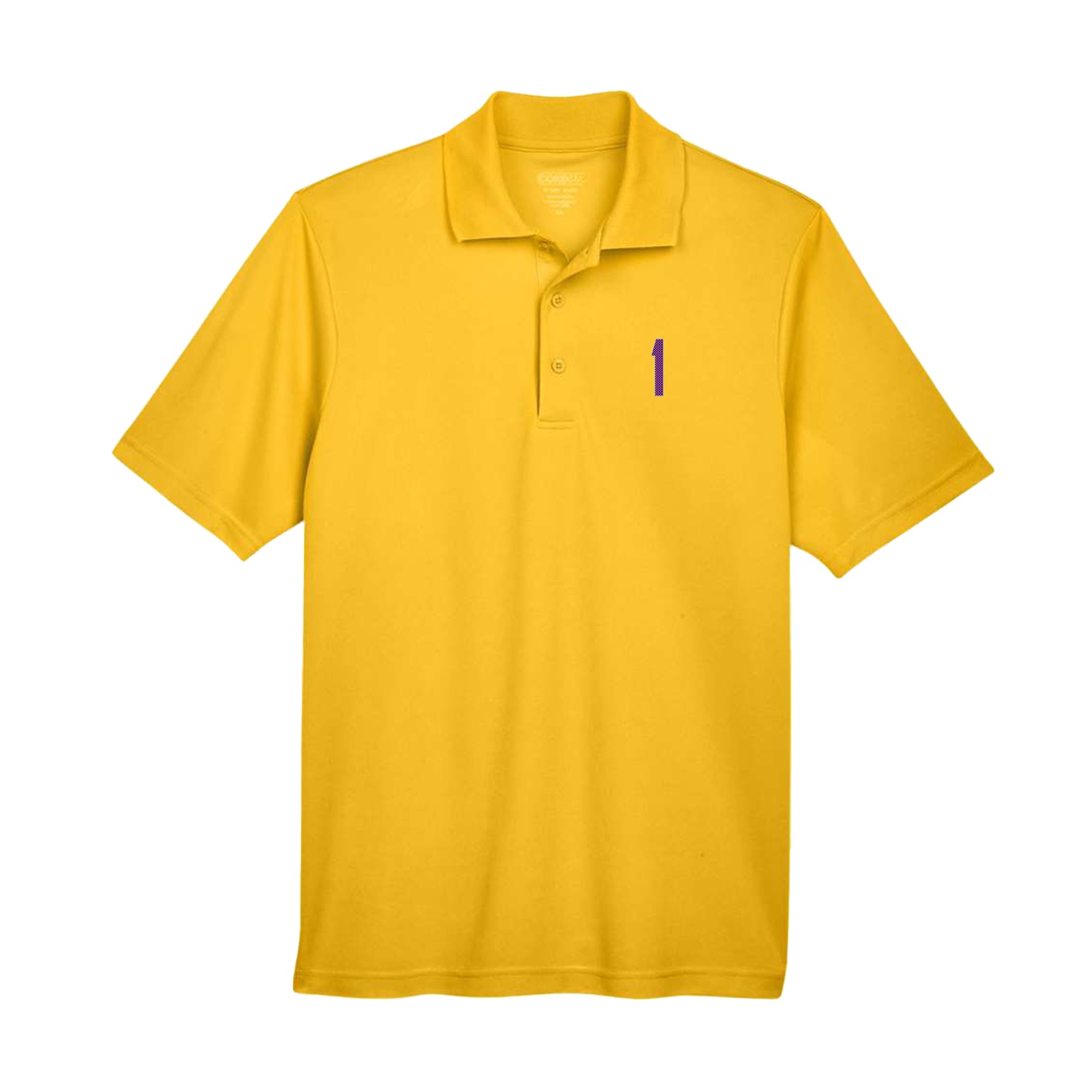 Performance Polo — Front Shirsy in Gold
