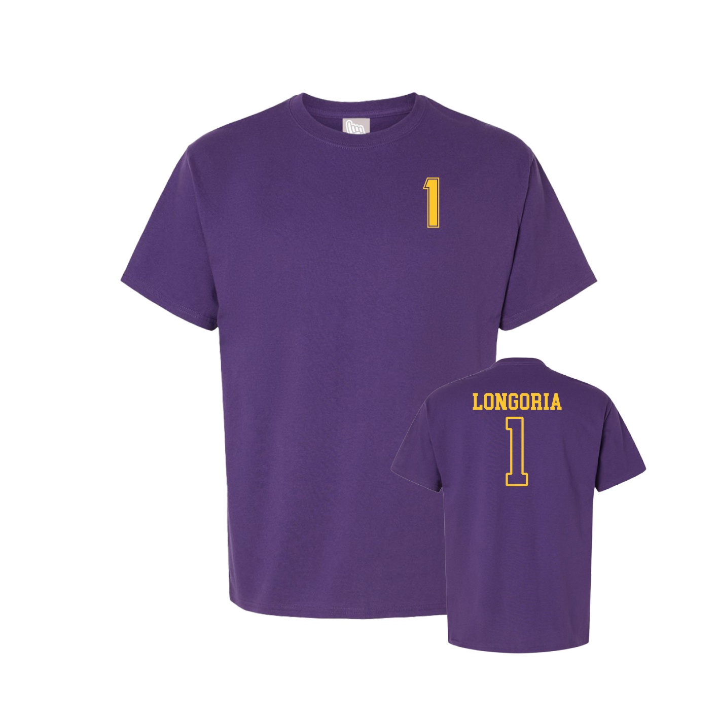 Tee — Chest Back in Purple