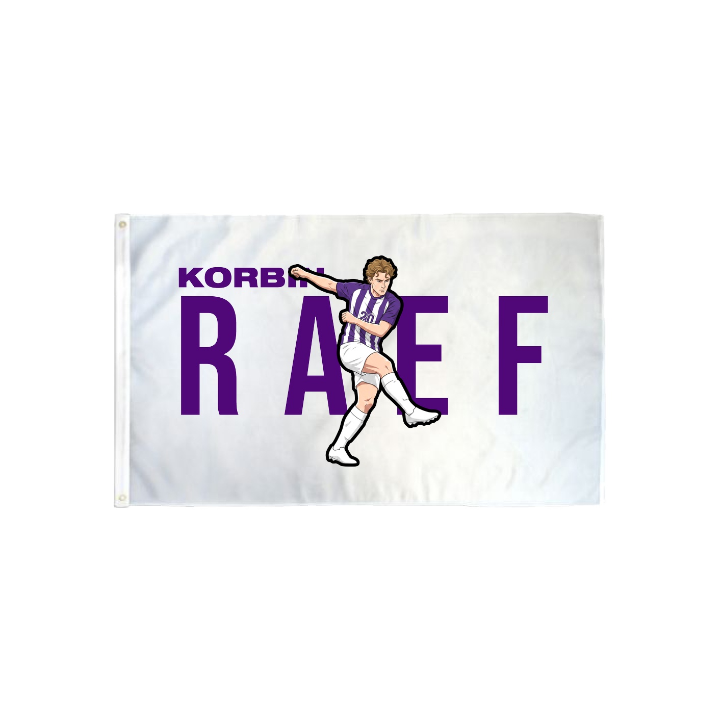 3x5 Flag — Player Name in Classic