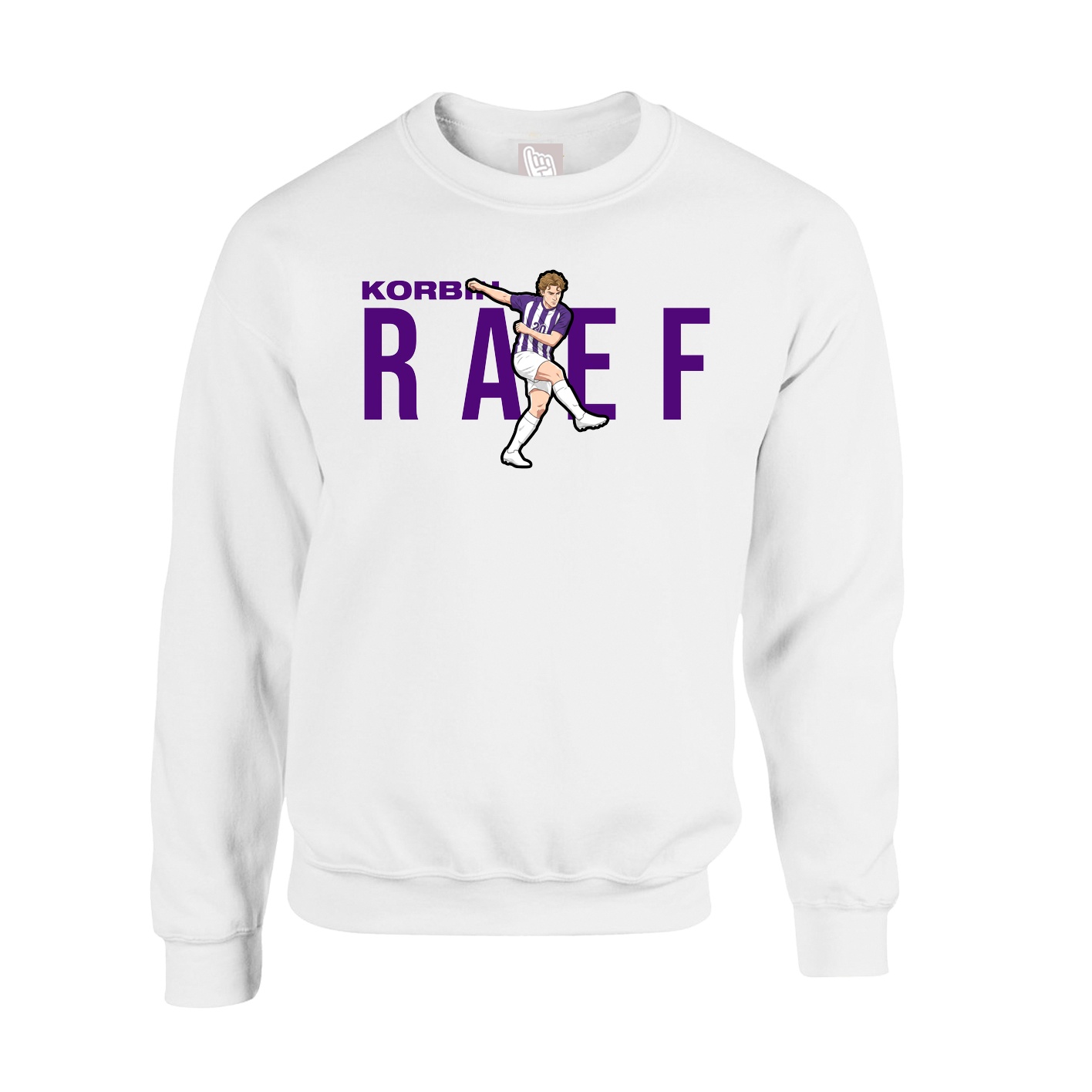 Fleece Crew — Player Name in White