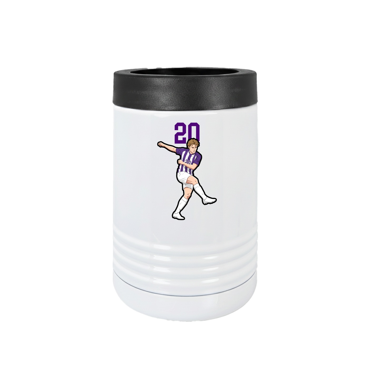 Beverage Holder — Number Top in White