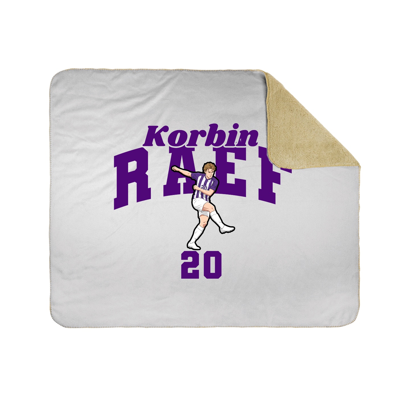 Throw Blanket — Signature Arch in White