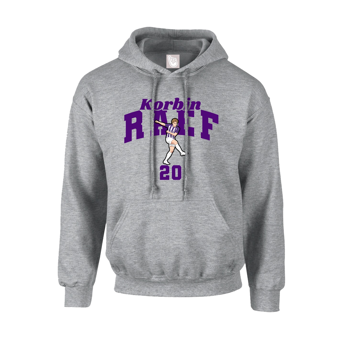 Hoodie — Signature Arch in Grey