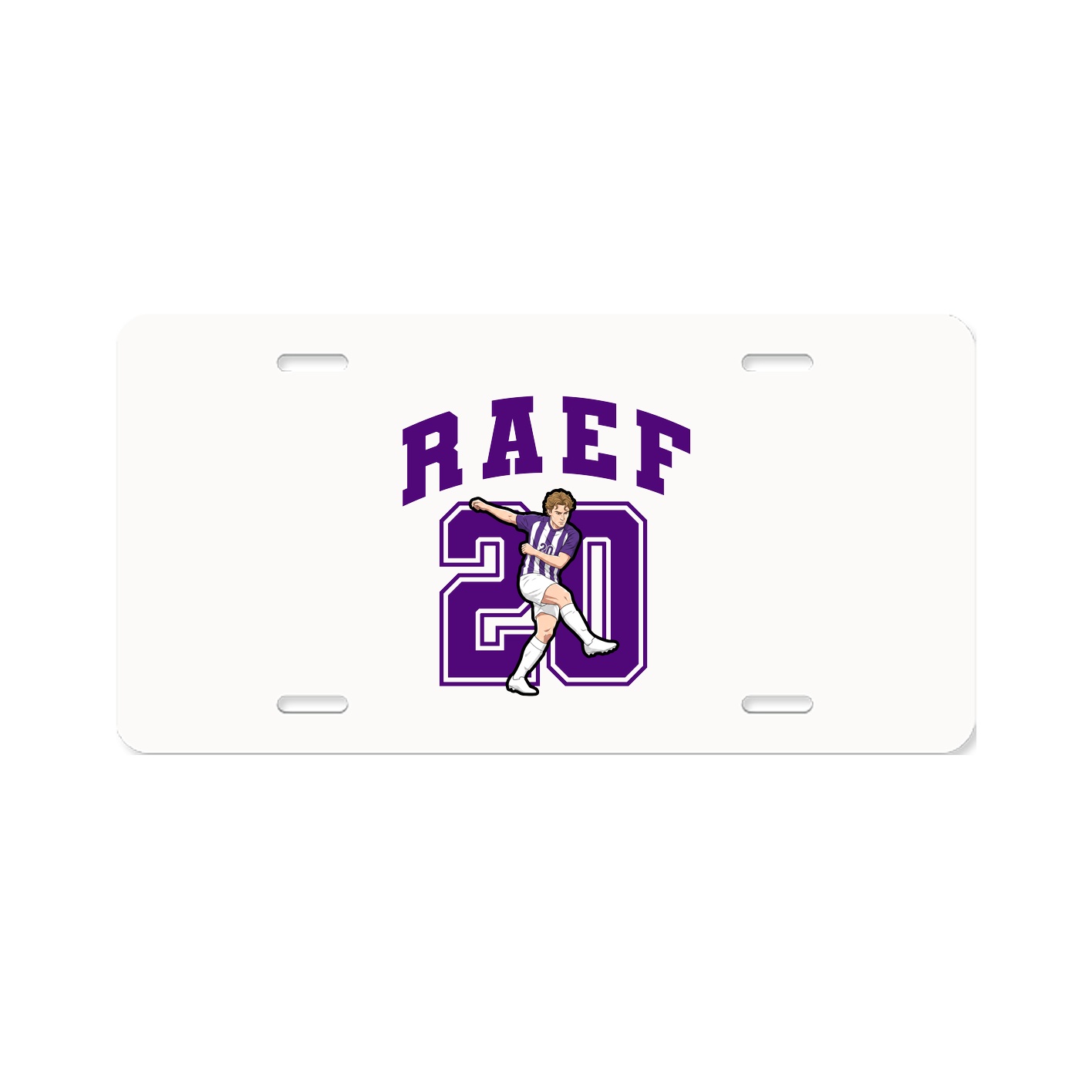 License Plate — Number in Classic