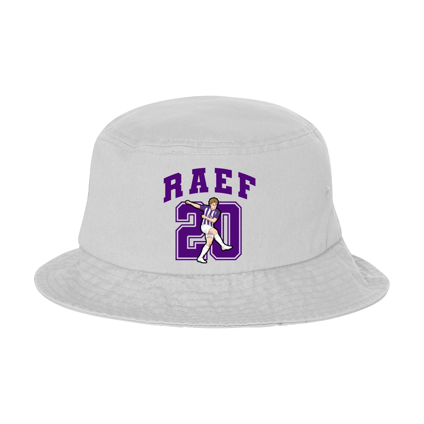 Bucket Cap — Number in White